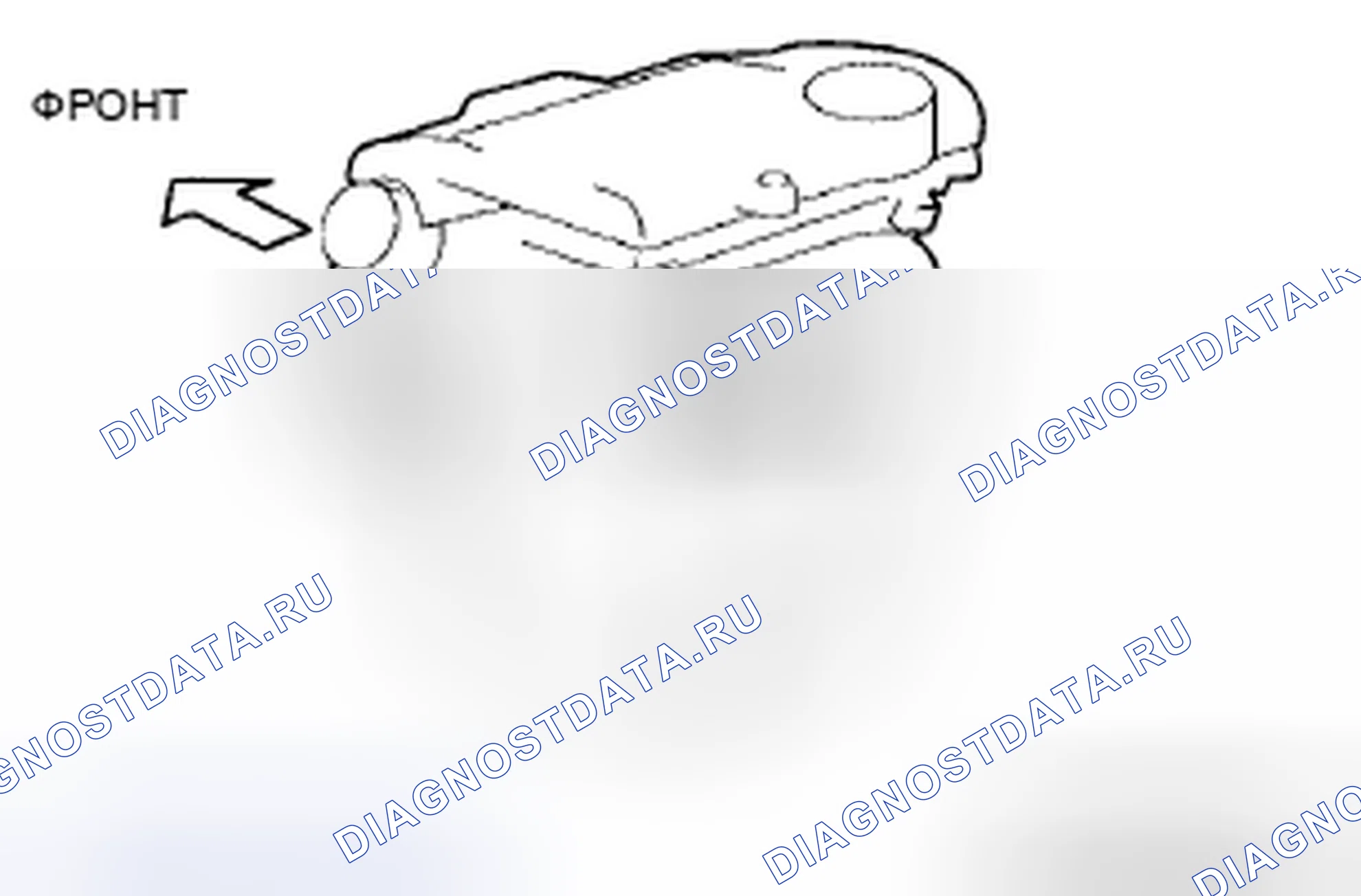 Рис. 3: Идентификационный номер двигателя. Honda CR-V II рестайлинг