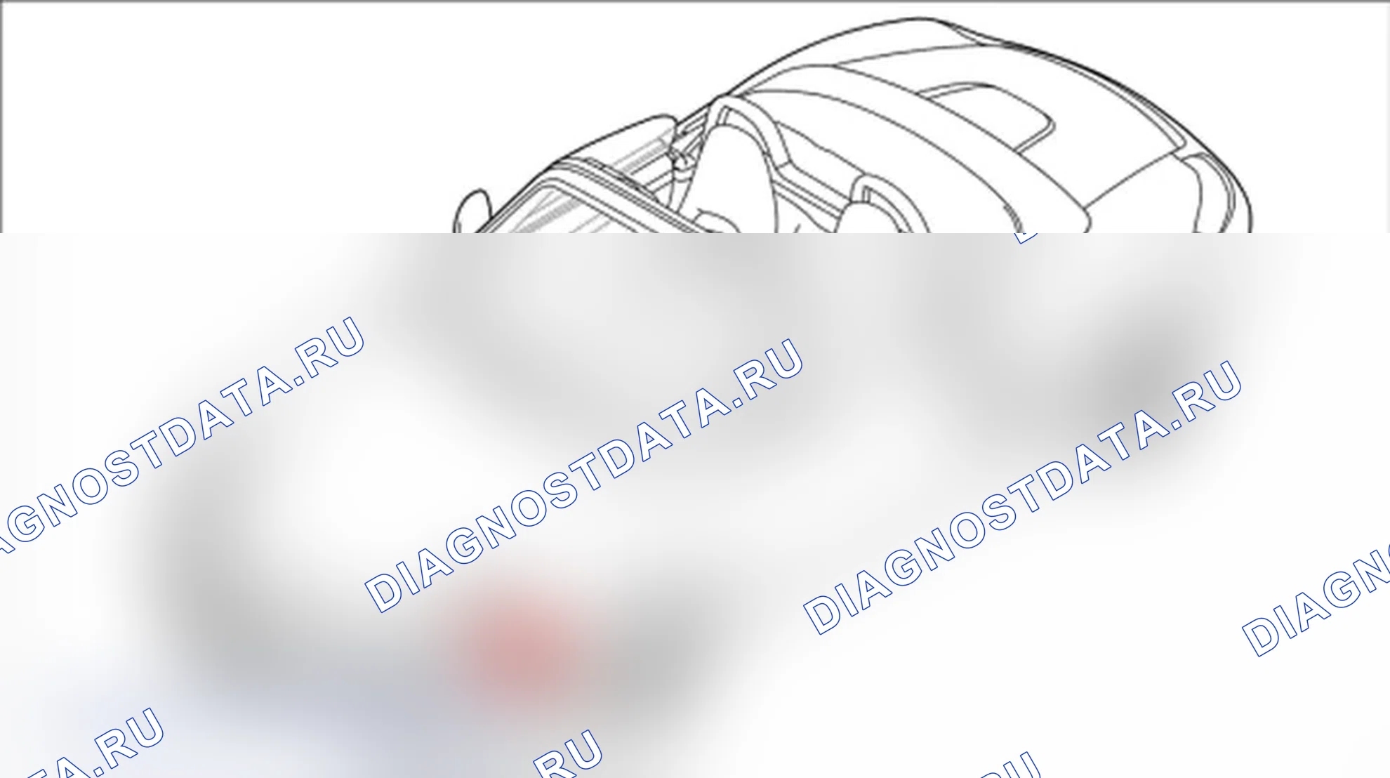 Рис. 655: Демонтаж шланга для системы очистки фар. Porsche Boxster S 987
