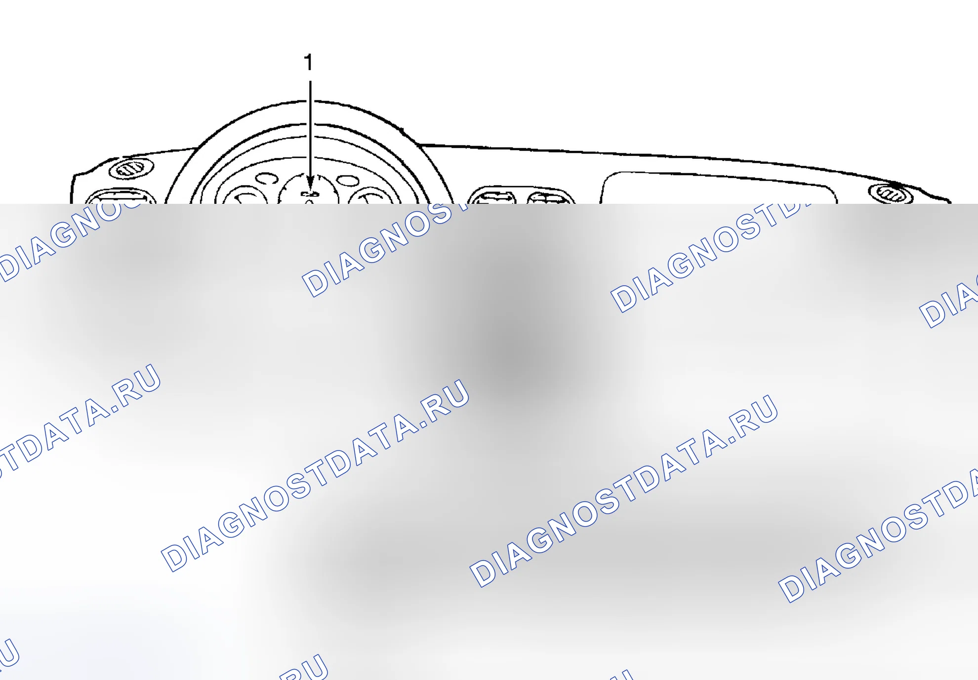 Рис. 13: Определение местоположения блок управления двигателем (акцент). Hyundai Sonata IV