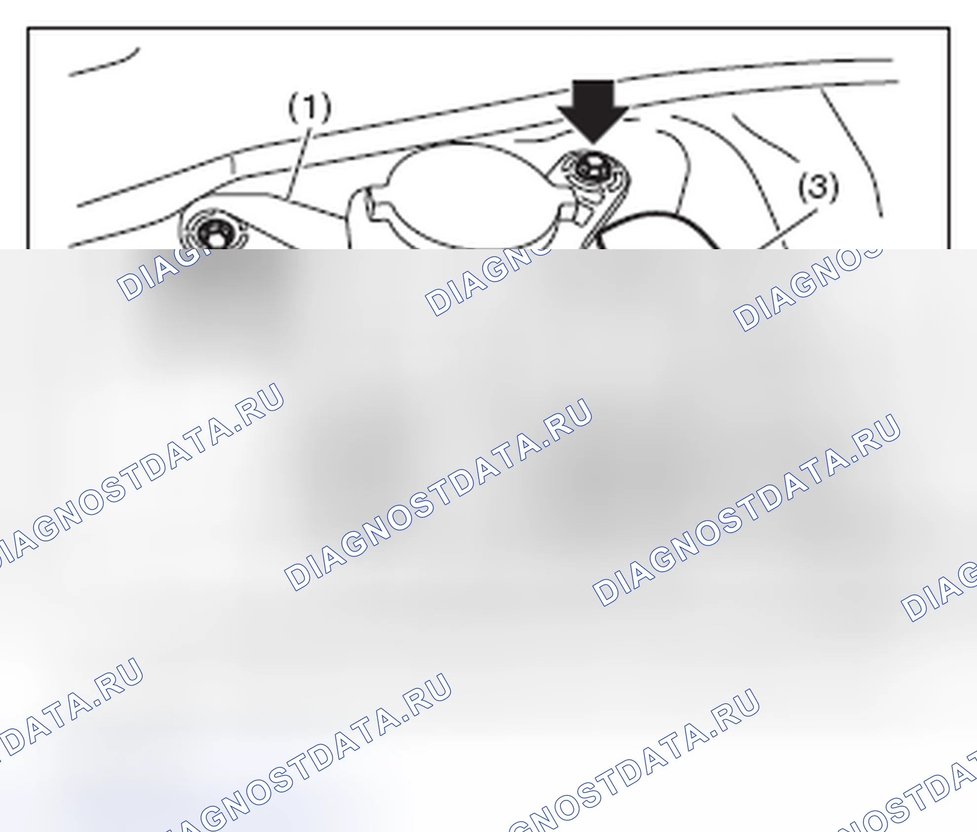 Рис. 126: ДЕМОНТАЖ. Subaru Outback BR рестайлинг