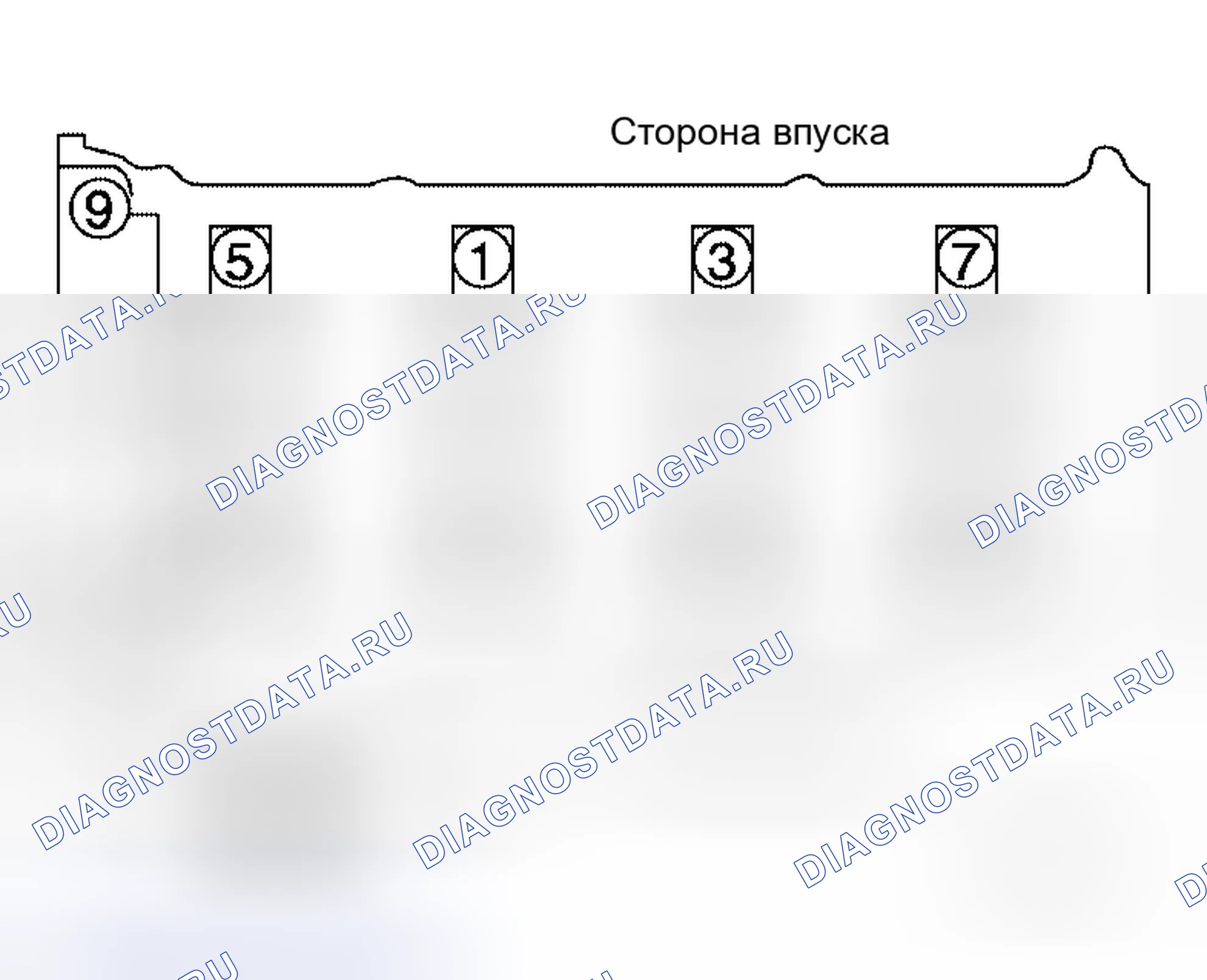 Рис. 42: Внутренний диаметр кронштейна распределительного вала. Honda N-BOX Slash I