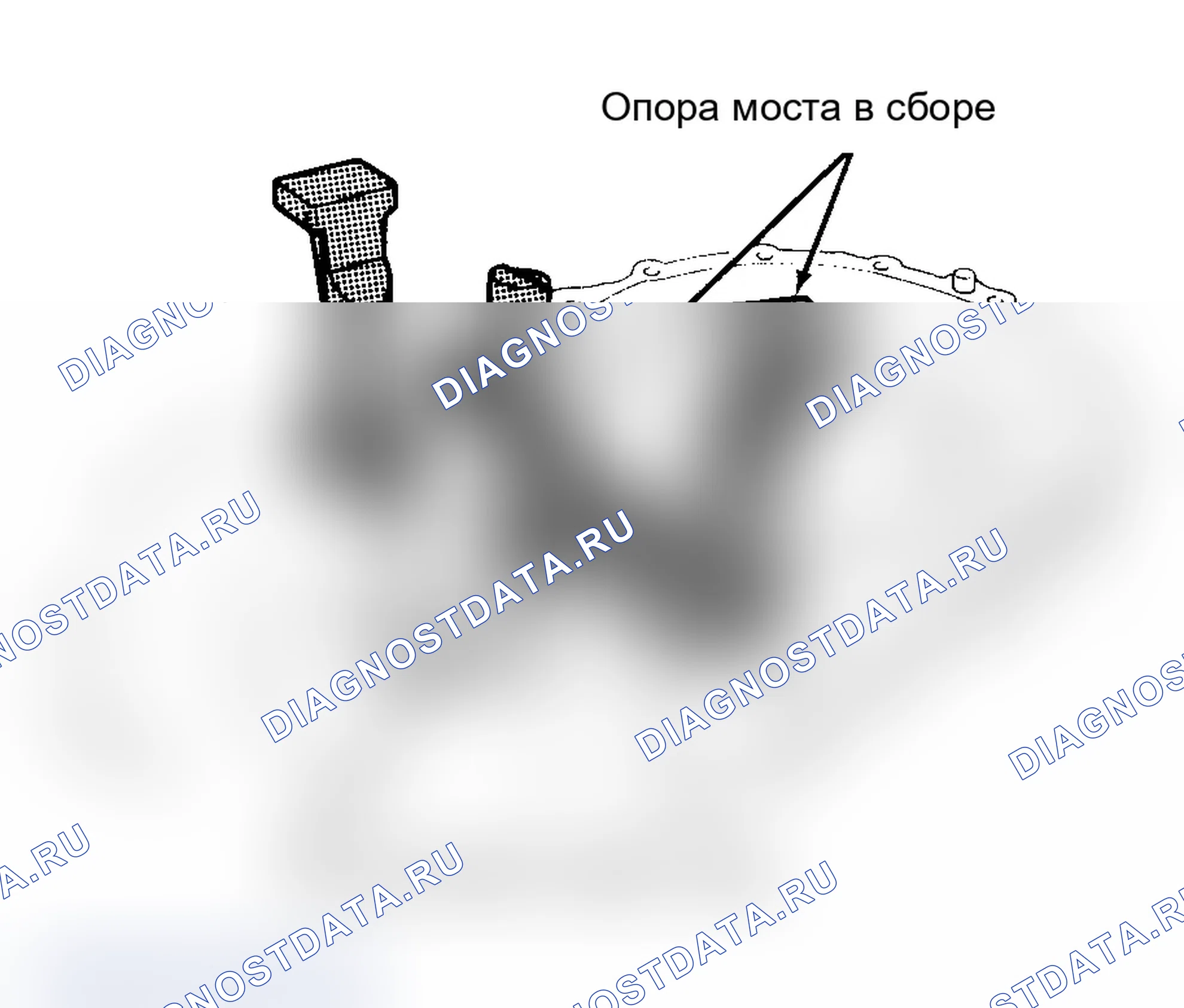 Рис. 51: Регулировка заднего хода сцепления. Geo Storm I