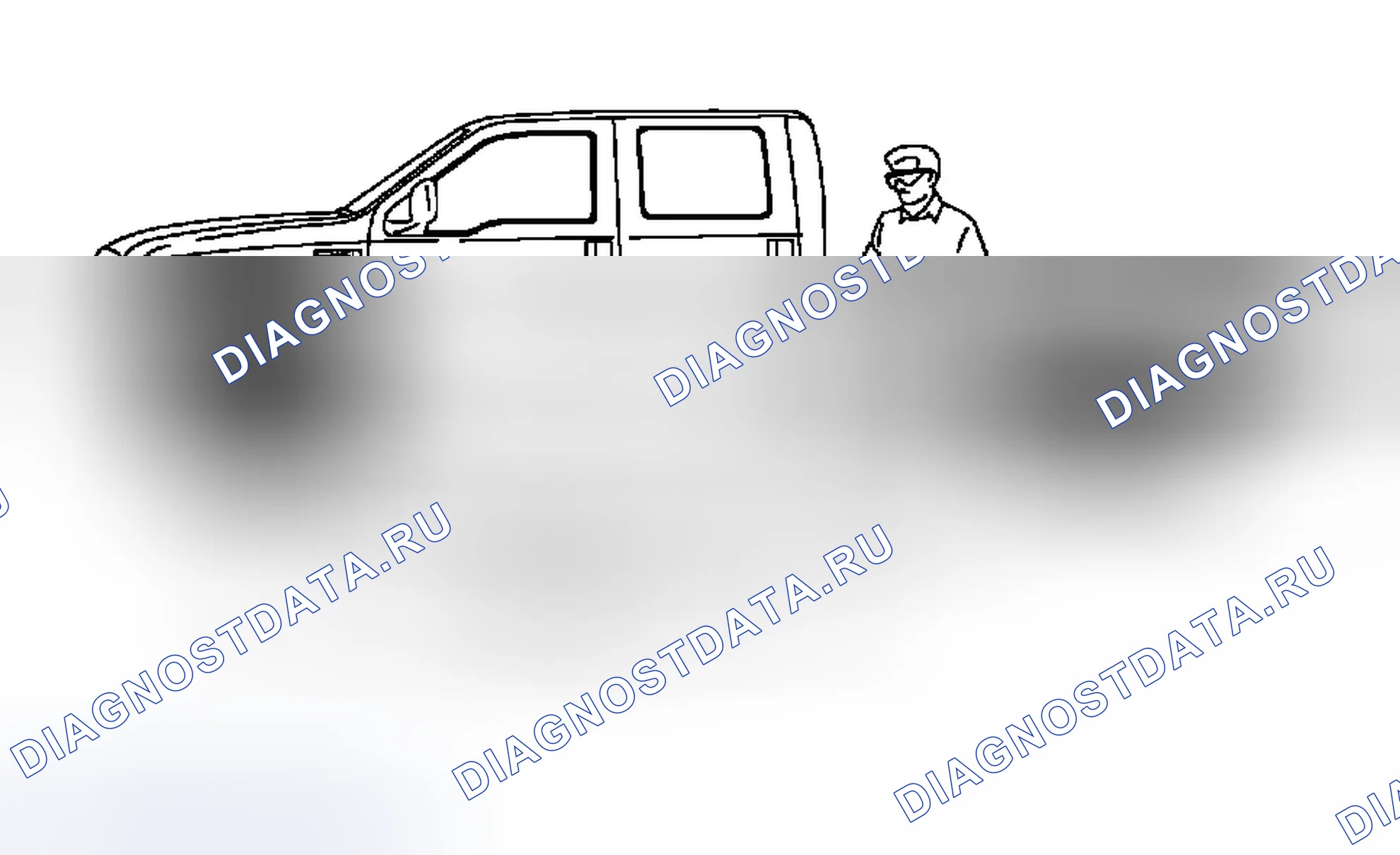 Рис. 8: Информация о накачке шин. Ford Cab & Chassis F350 Super Duty 