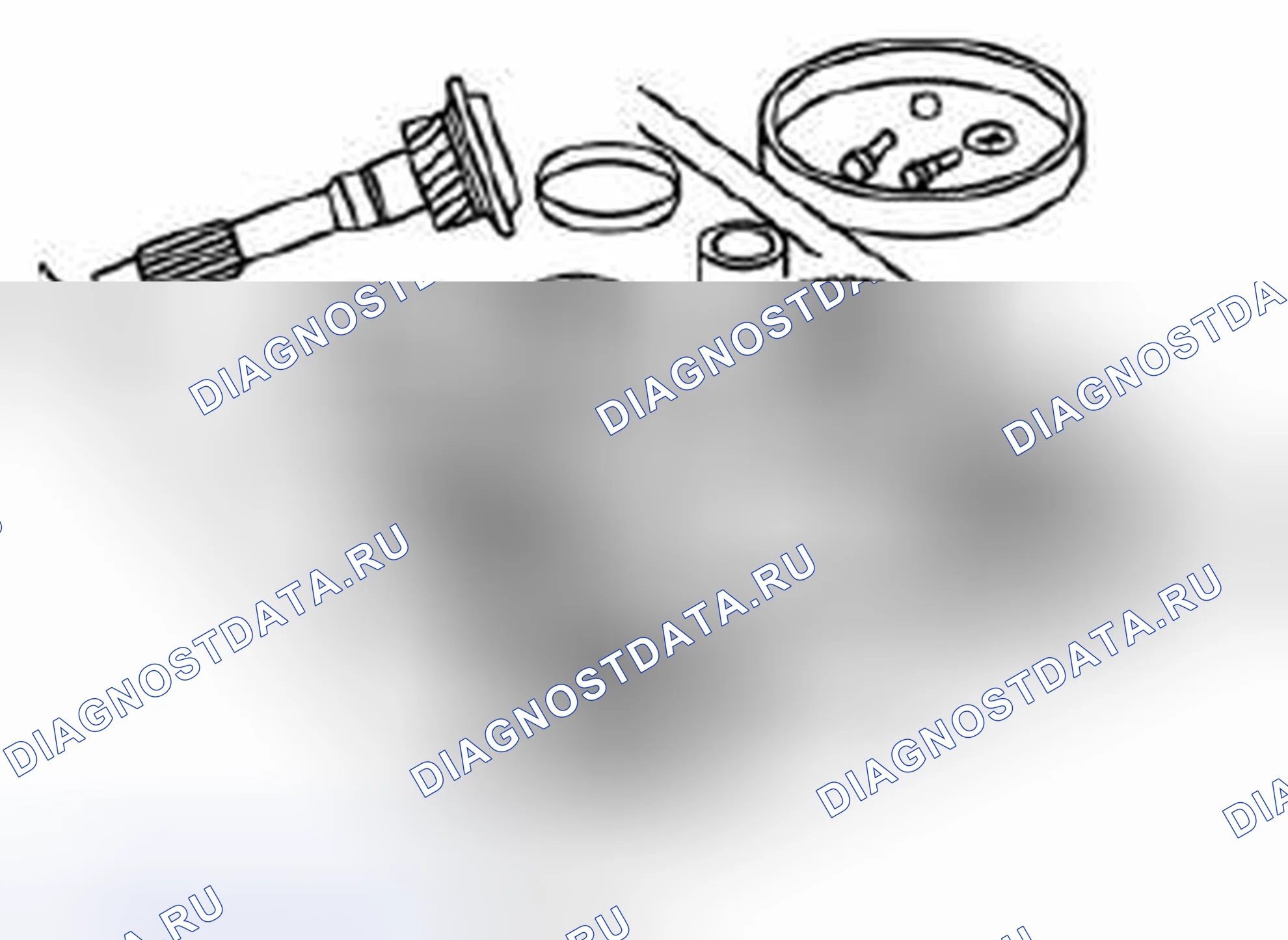 Рис. 7: Расположение деталей. Mazda 3 BL рестайлинг
