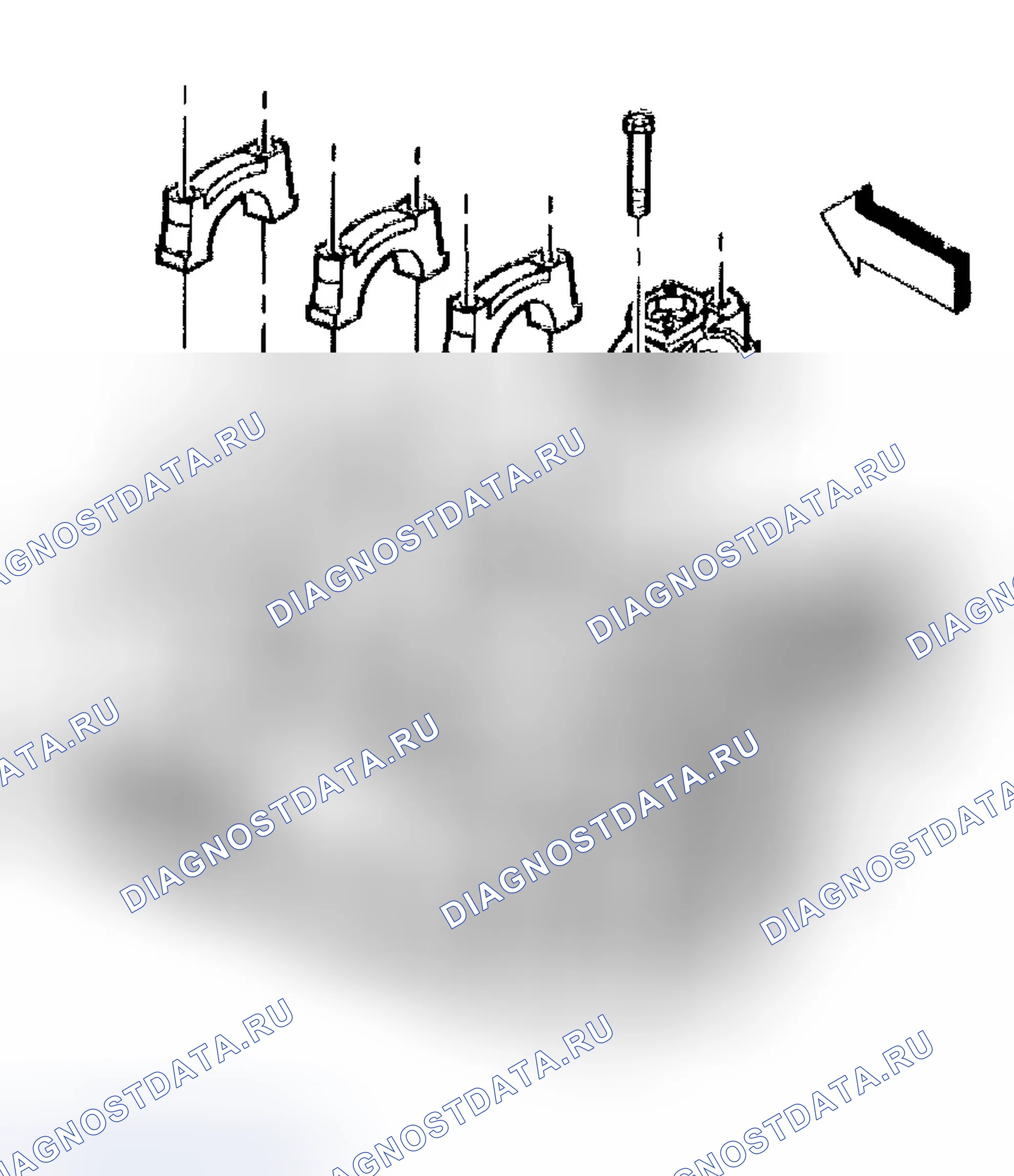 Рис. 668: Снятие коленчатого вала и подшипников. Chevrolet Silverado 1500 HD 