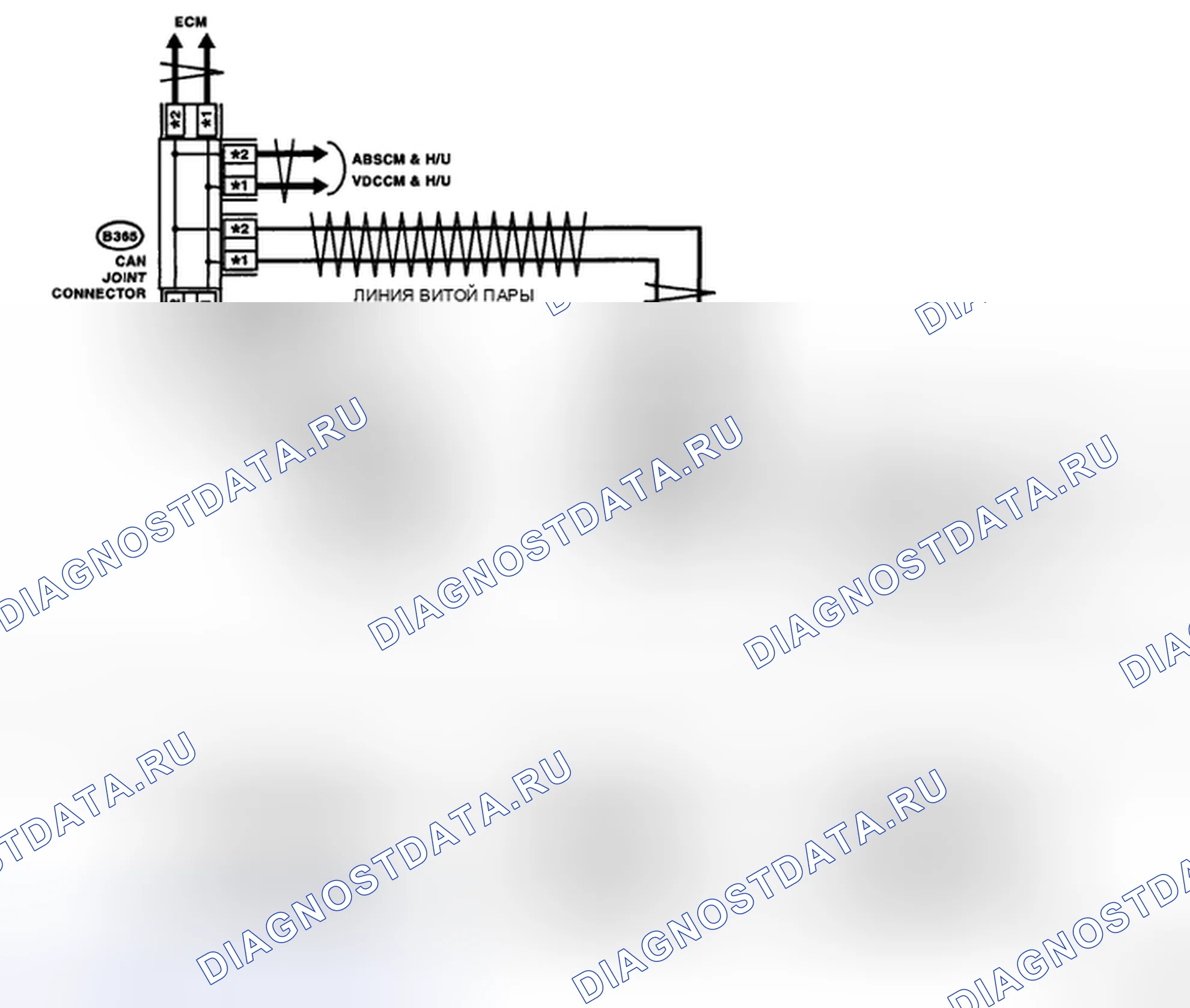 Рис. 20: электросхема. Subaru Outback BP рестайлинг