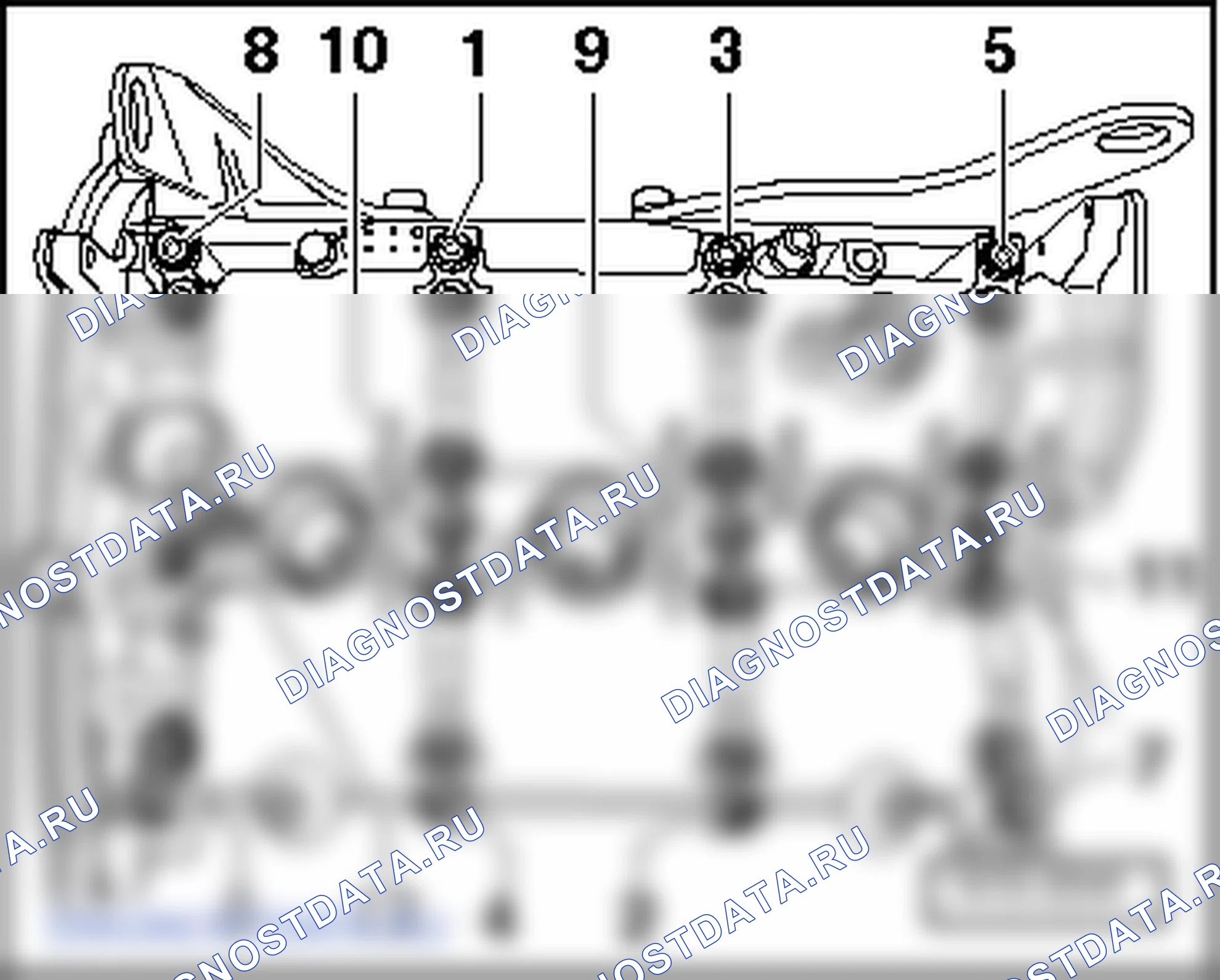 Головка блока цилиндров (3-х цилиндровый двигатель впрыска (1.2л)). SEAT Ibiza IV