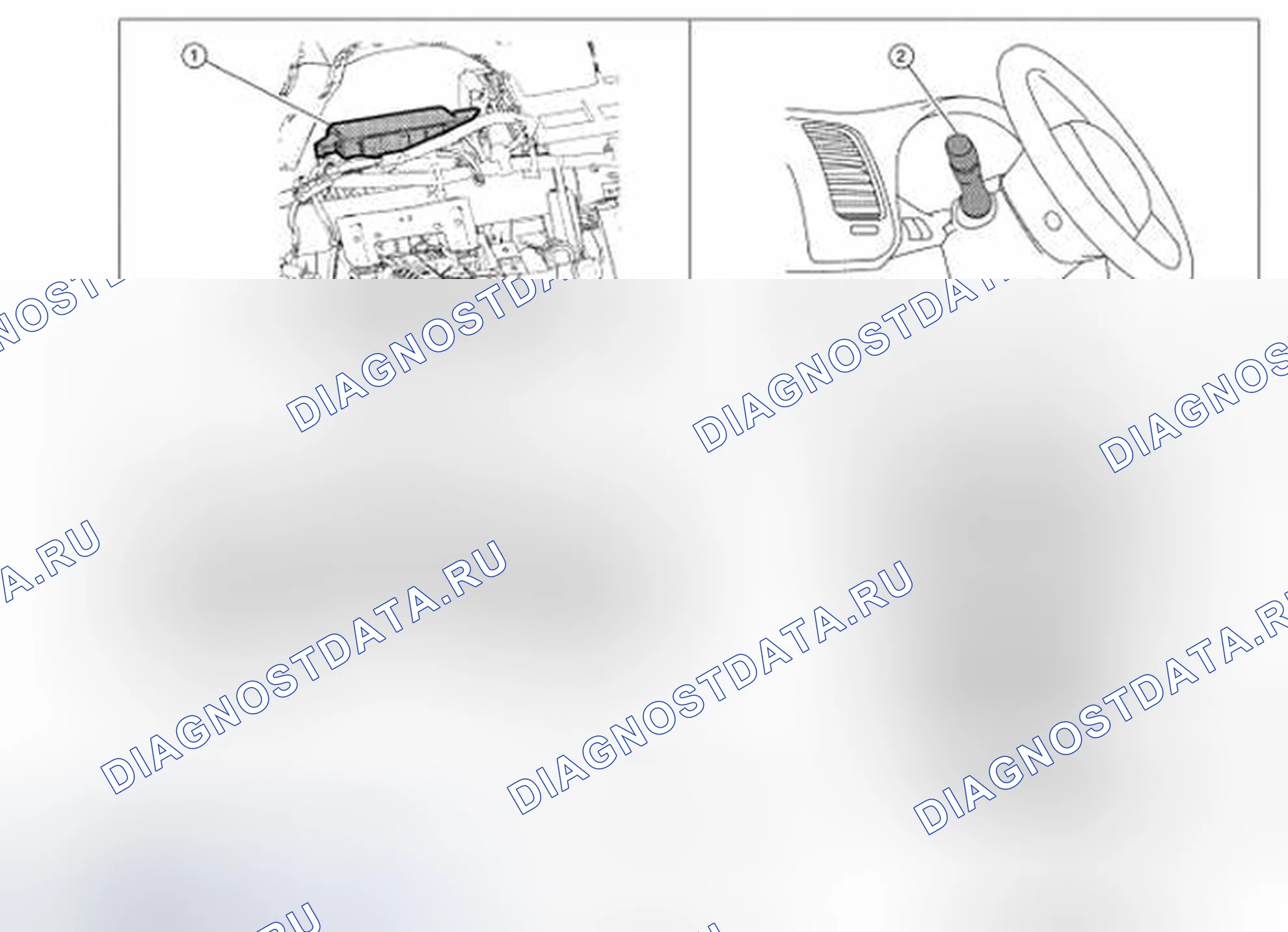 Рис. 98: Расположение компонентов. Nissan Altima L32