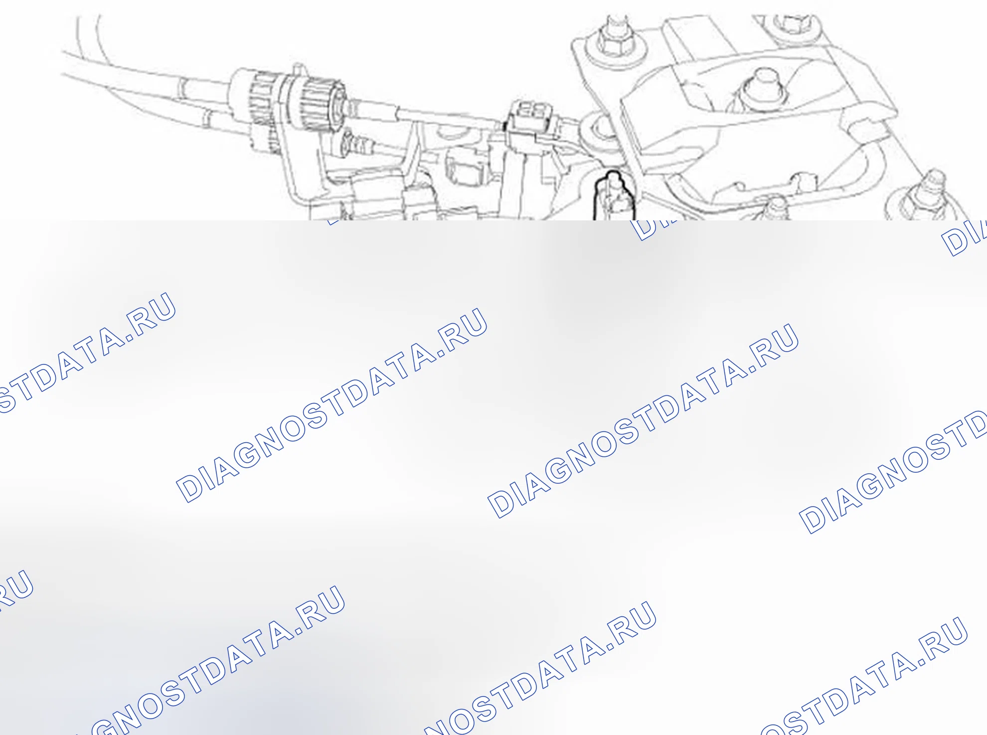 Рис. 5: Переключатель реверсивной лампы. Ford Focus II