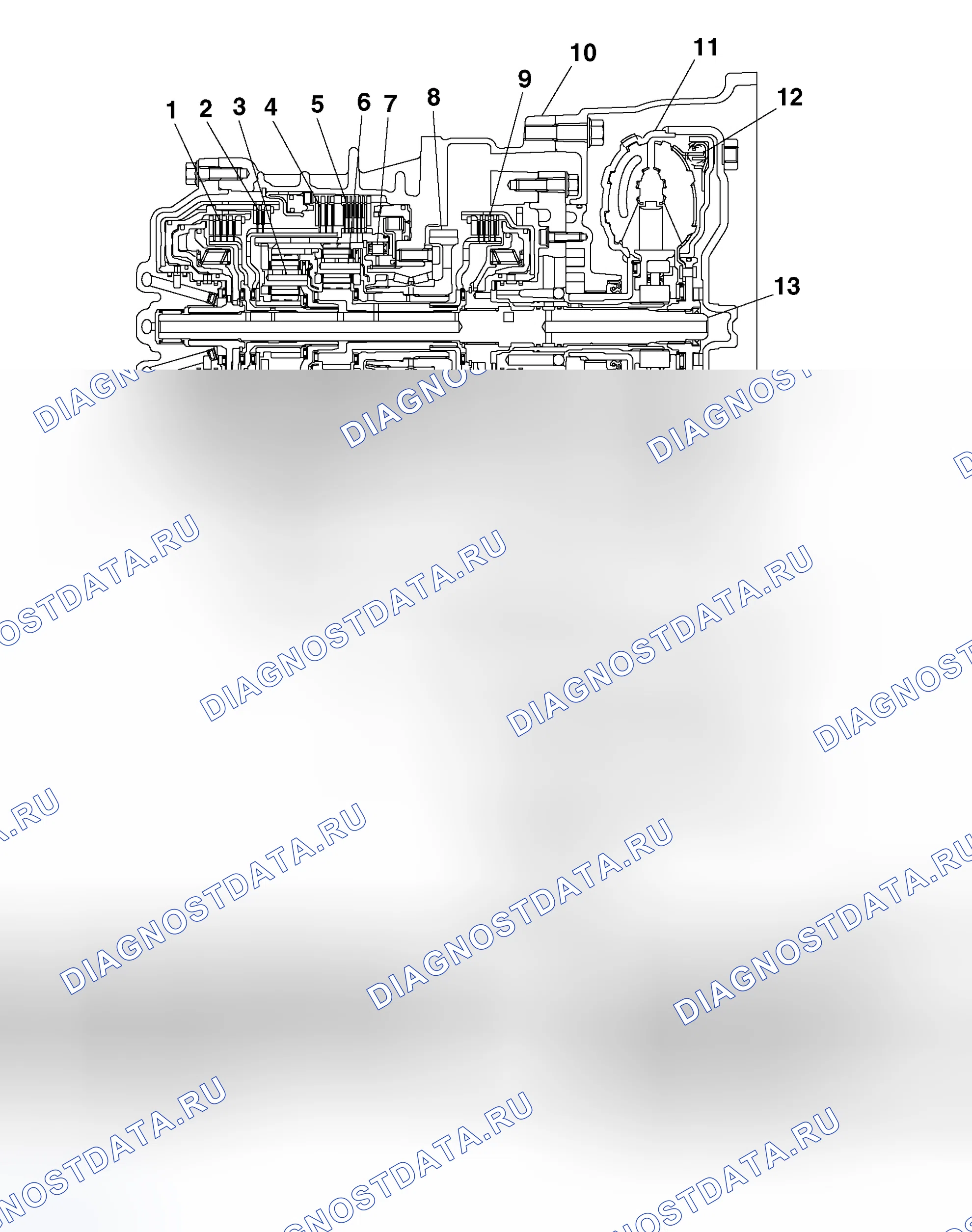 Рис. 476: Разрез. Mitsubishi Lancer Evolution IX