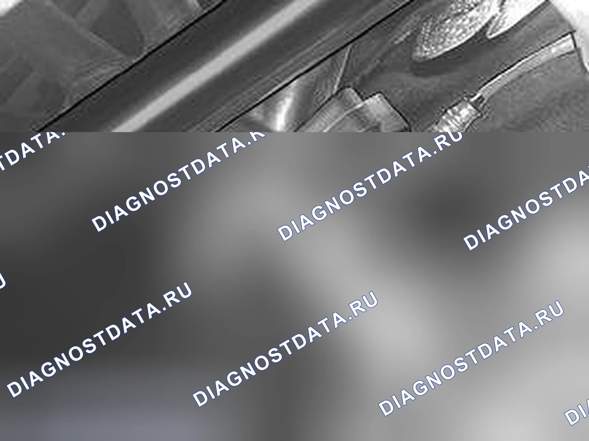 Рис. 181: Разделение выхлопной системы. Volvo V70 II