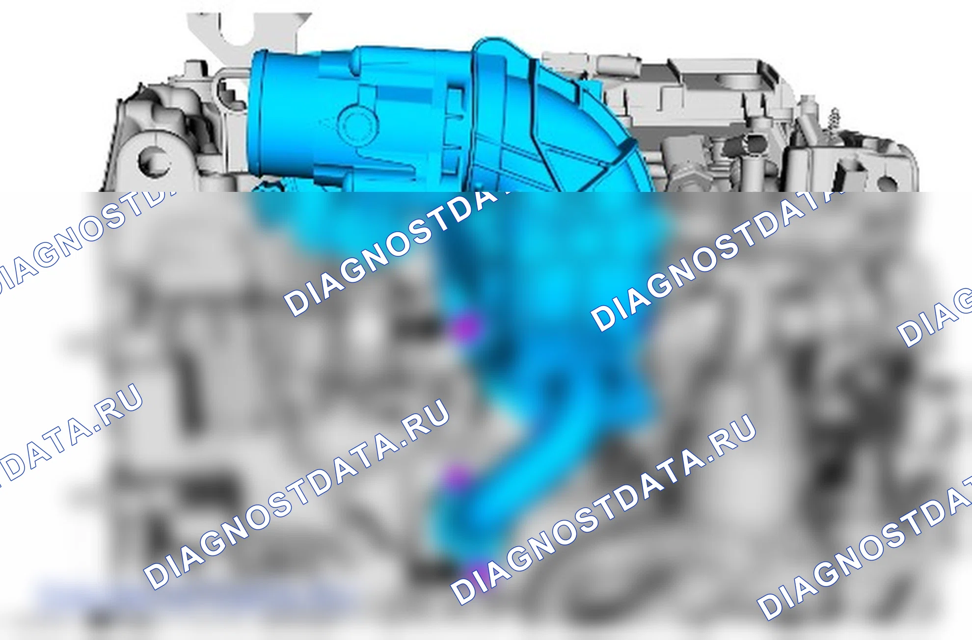 Как снять присоединяемые детали двигателя. Ford Transit VIII