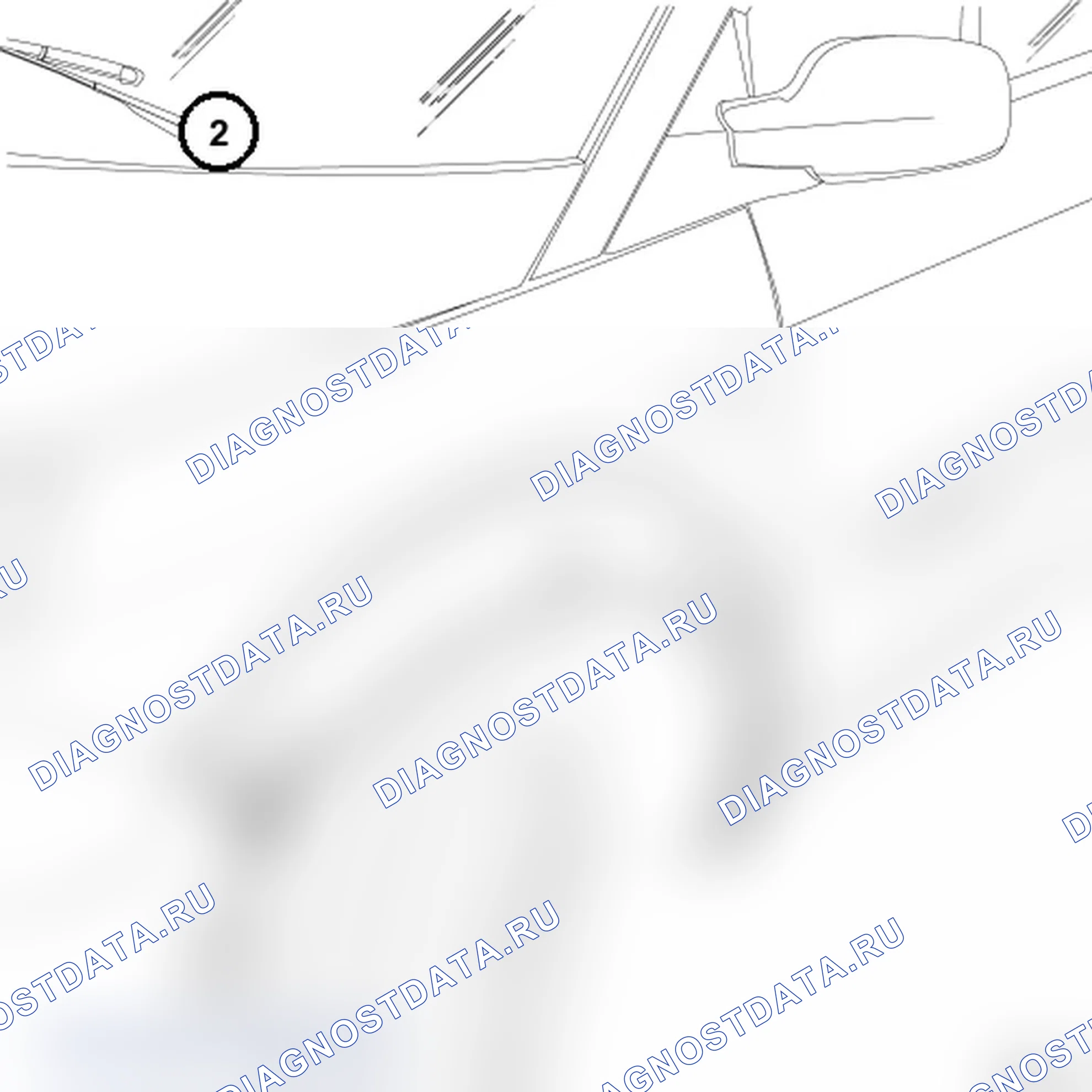 Надставка переднего крыла — Минивэн, Niveau eqt. EA6. Renault Megane II