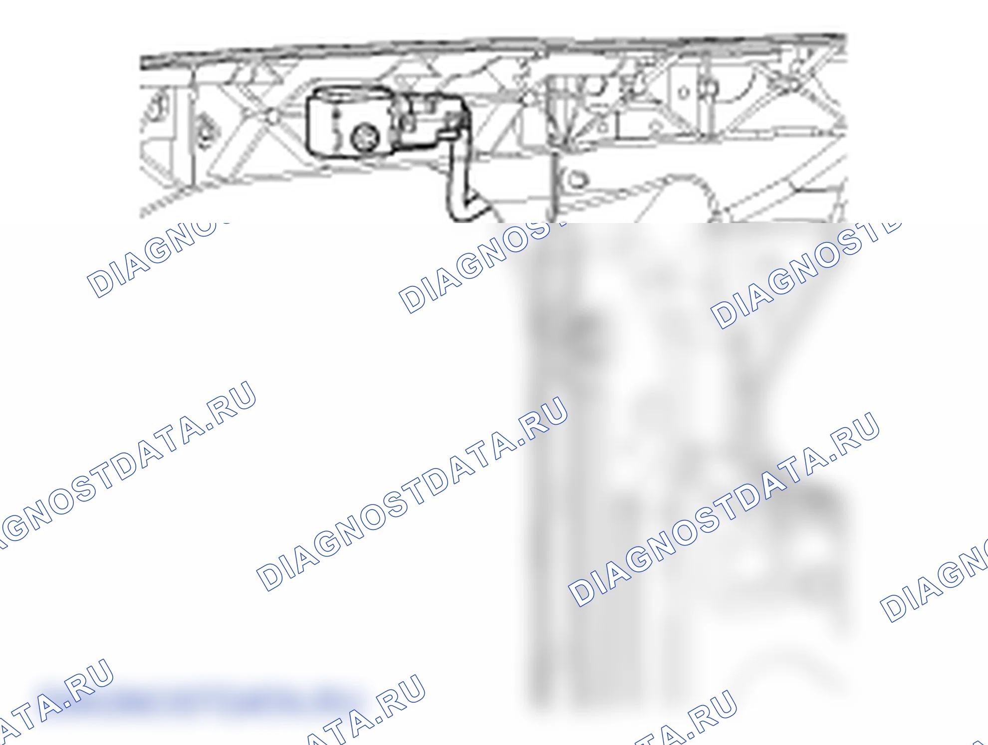 Снятие датчика фронтального удара (FIS). Hyundai Genesis(Bh)-U.S. I