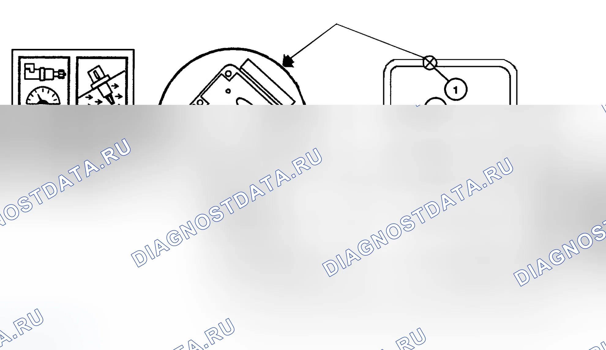 Рис. 259: МОНИТОР СИСТЕМЫ ПРОДУВКИ ПОТОКА ИСПАРИТЕЛЬНЫХ ВЫБРОСОВ (EVAP). Ford Club Wagon E350 