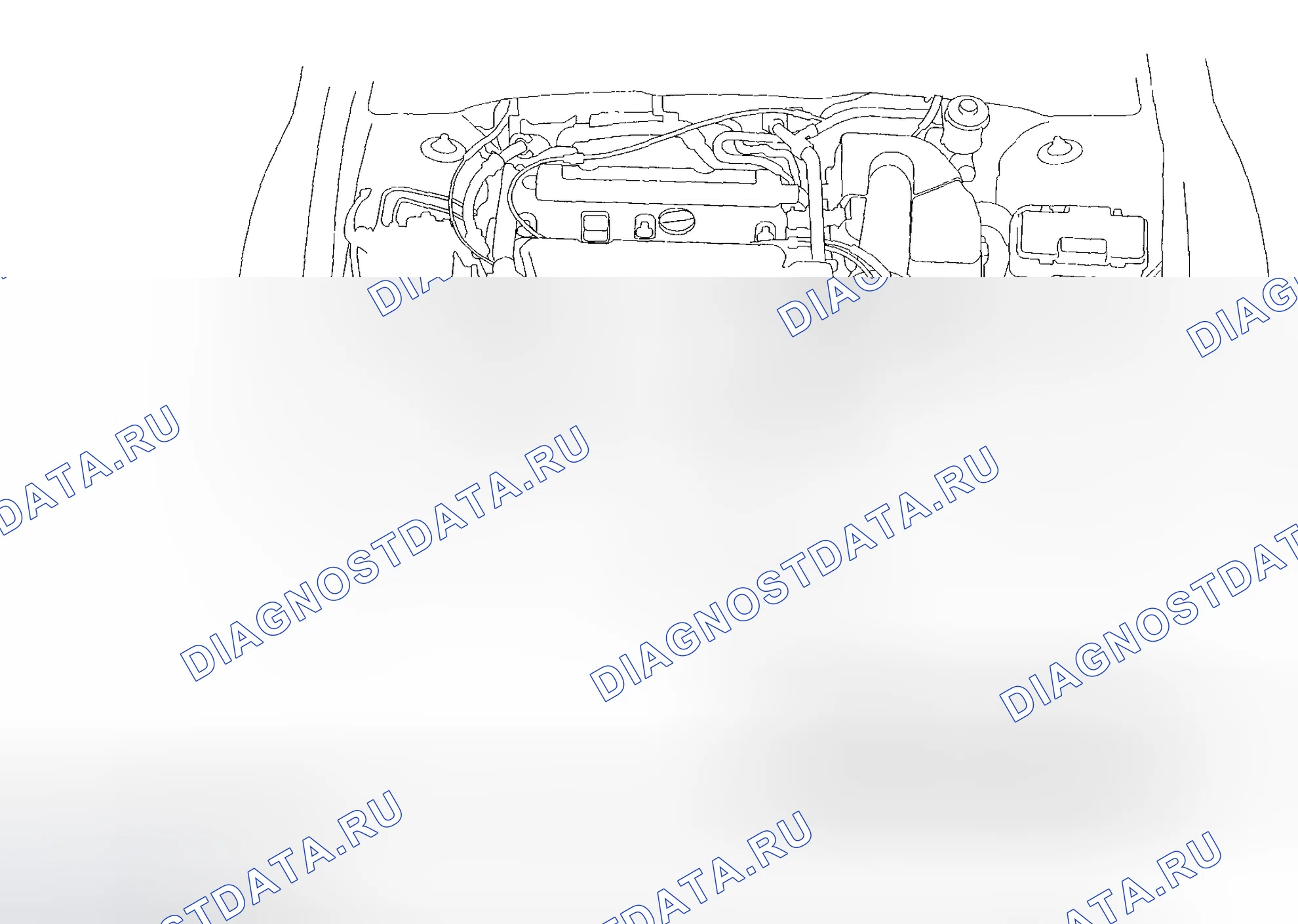 Рис. 115: Указатель расположения компонентов. Acura RSX I