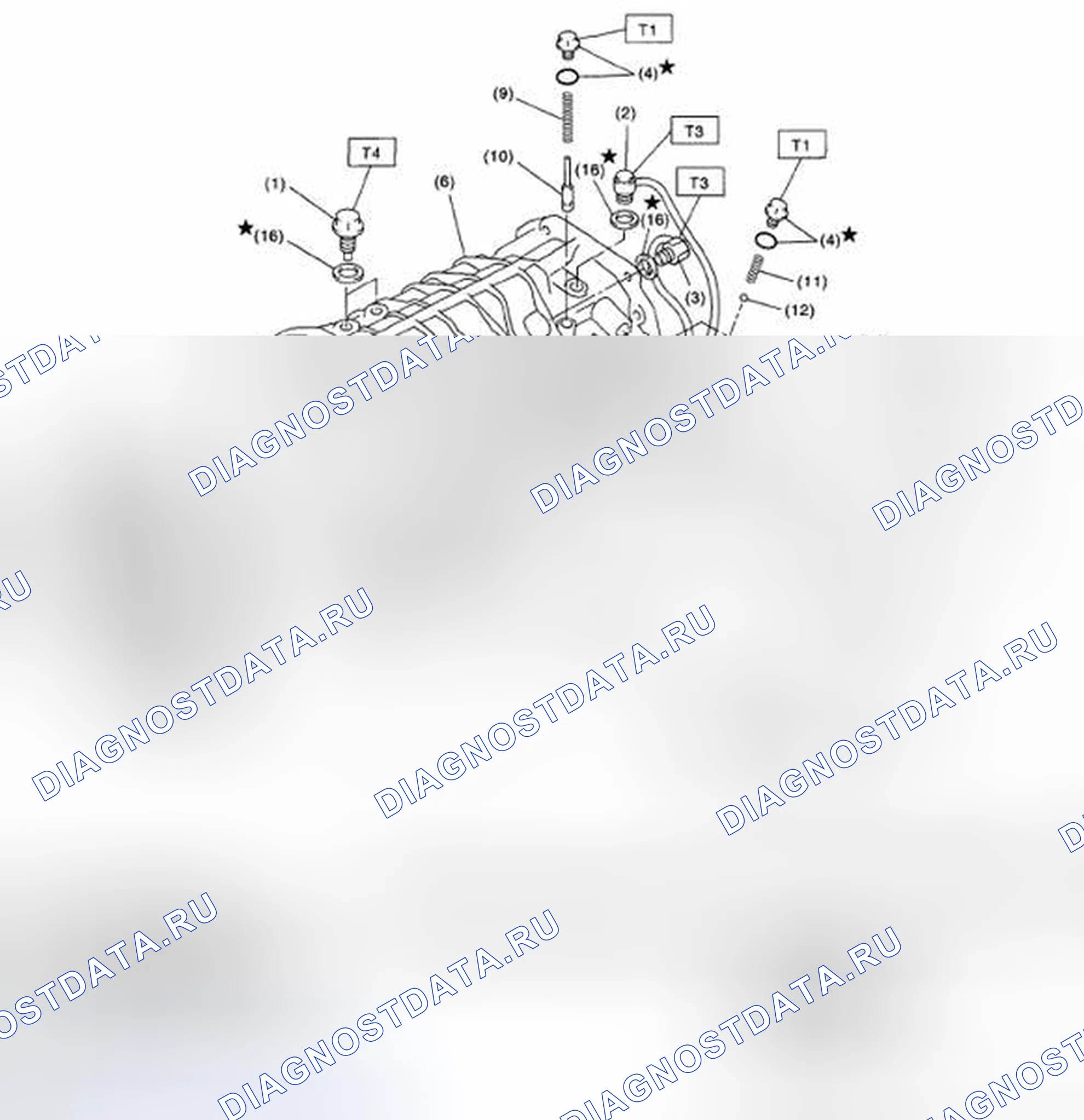 Рис. 454: КАРТЕР КОРОБКИ ПЕРЕДАЧ. Subaru Legacy BL/BP рестайлинг