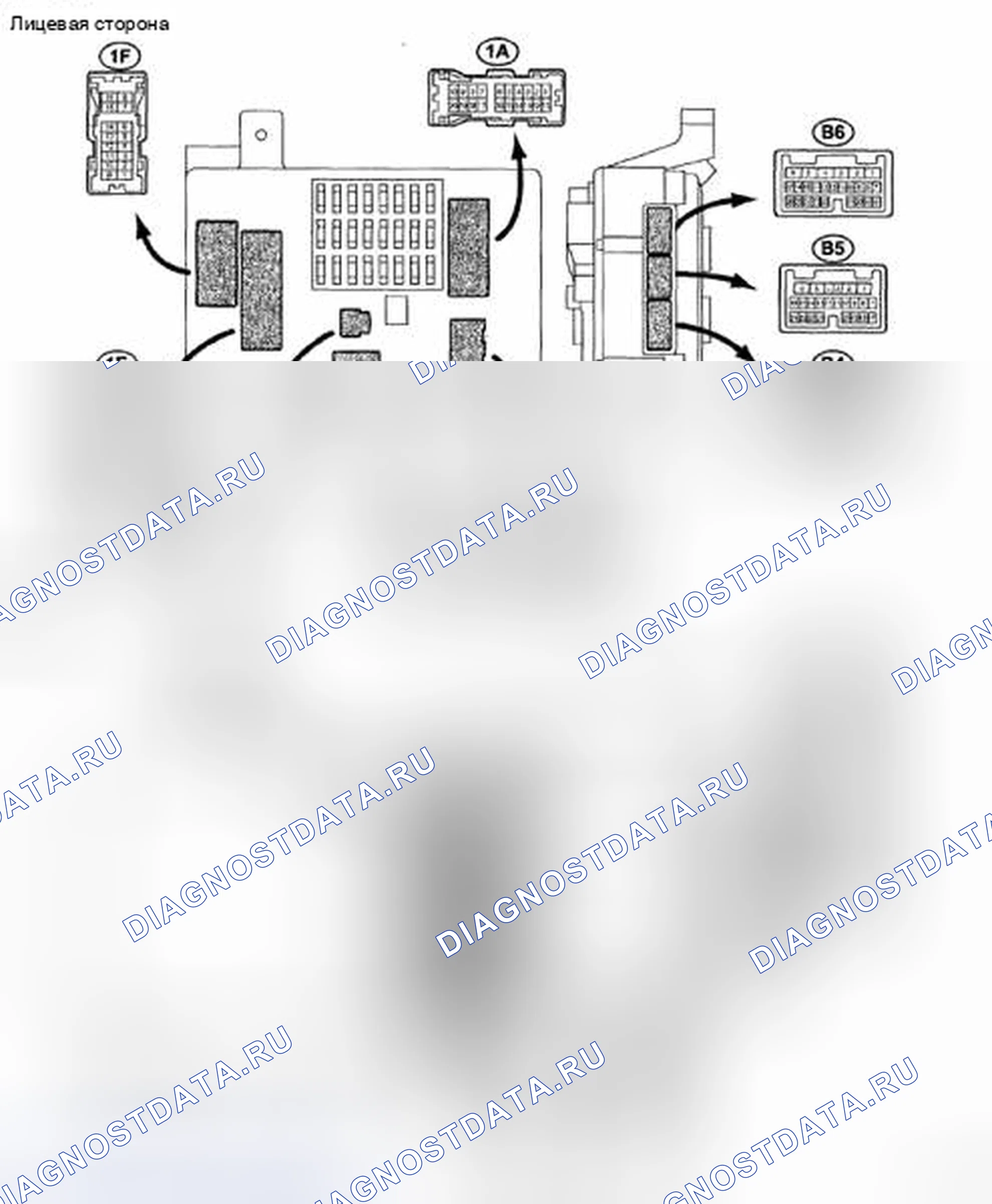 Рис. 9: КЛЕММЫ ЭБУ. Toyota 4Runner IV рестайлинг