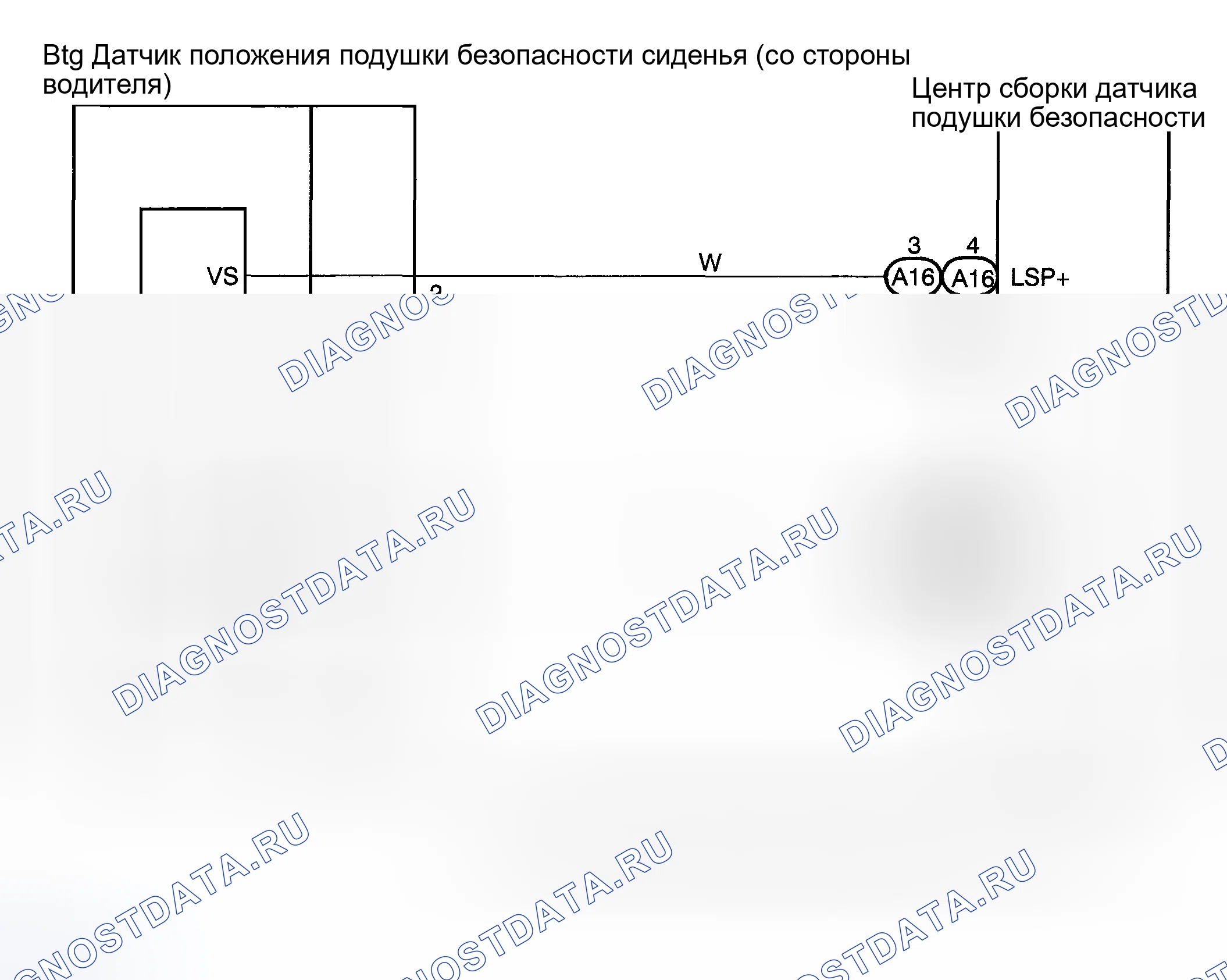 Рис. 368: электросхема. Toyota Highlander I рестайлинг