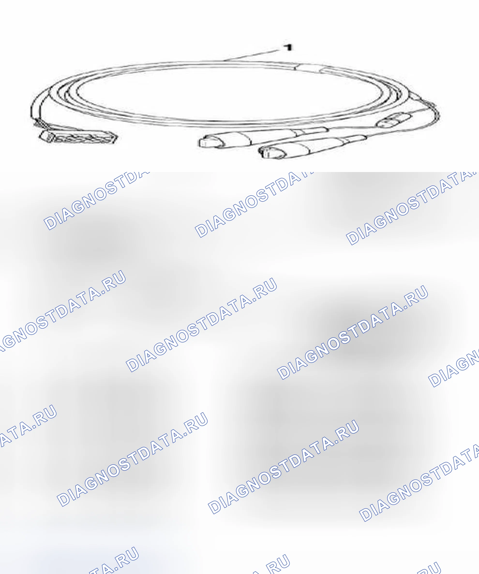 Рис. 188: 61 2 070 Набор кабелей. BMW Z4 E85/E86