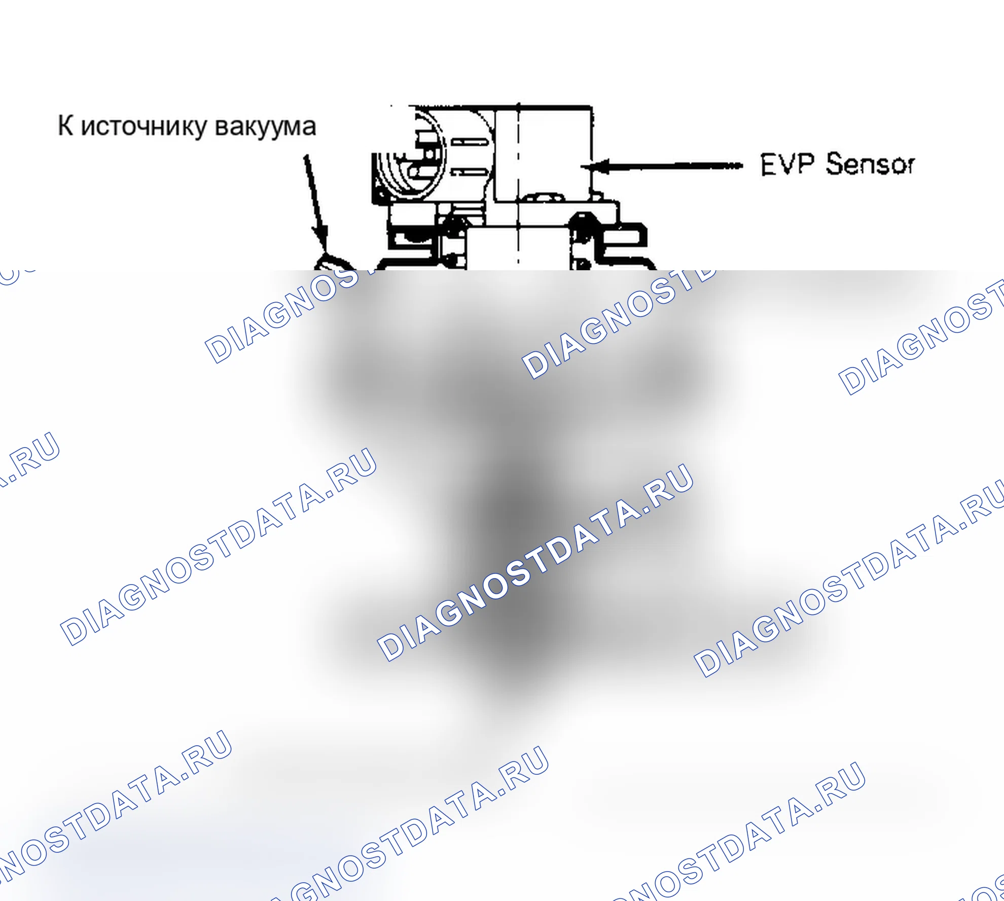 Рис. 45: Электронный рециркуляция отработавших газов клапан. Ford RV Cutaway E350 