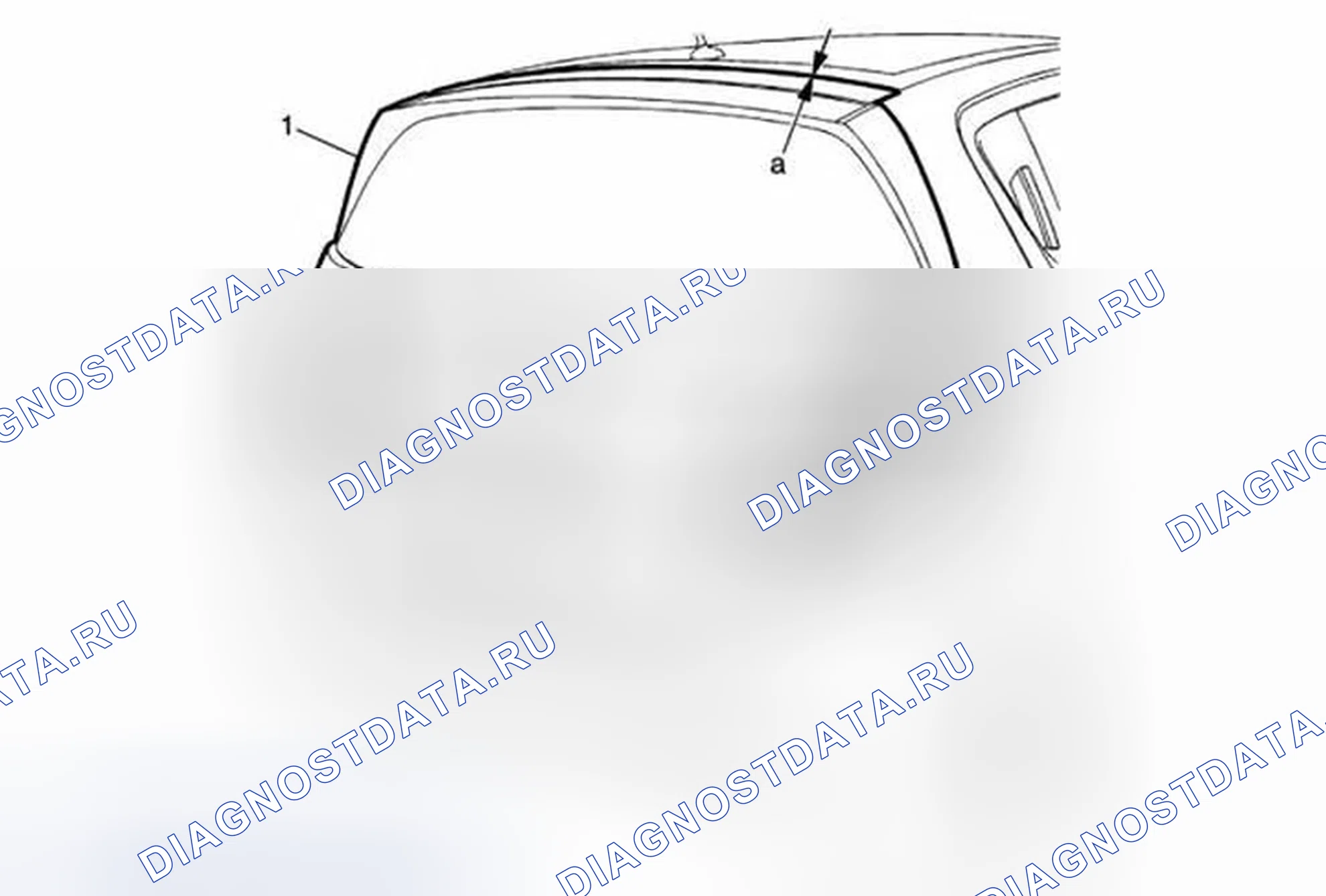 Рис. 30: Регулировка дверь багажника. Chevrolet Sonic I