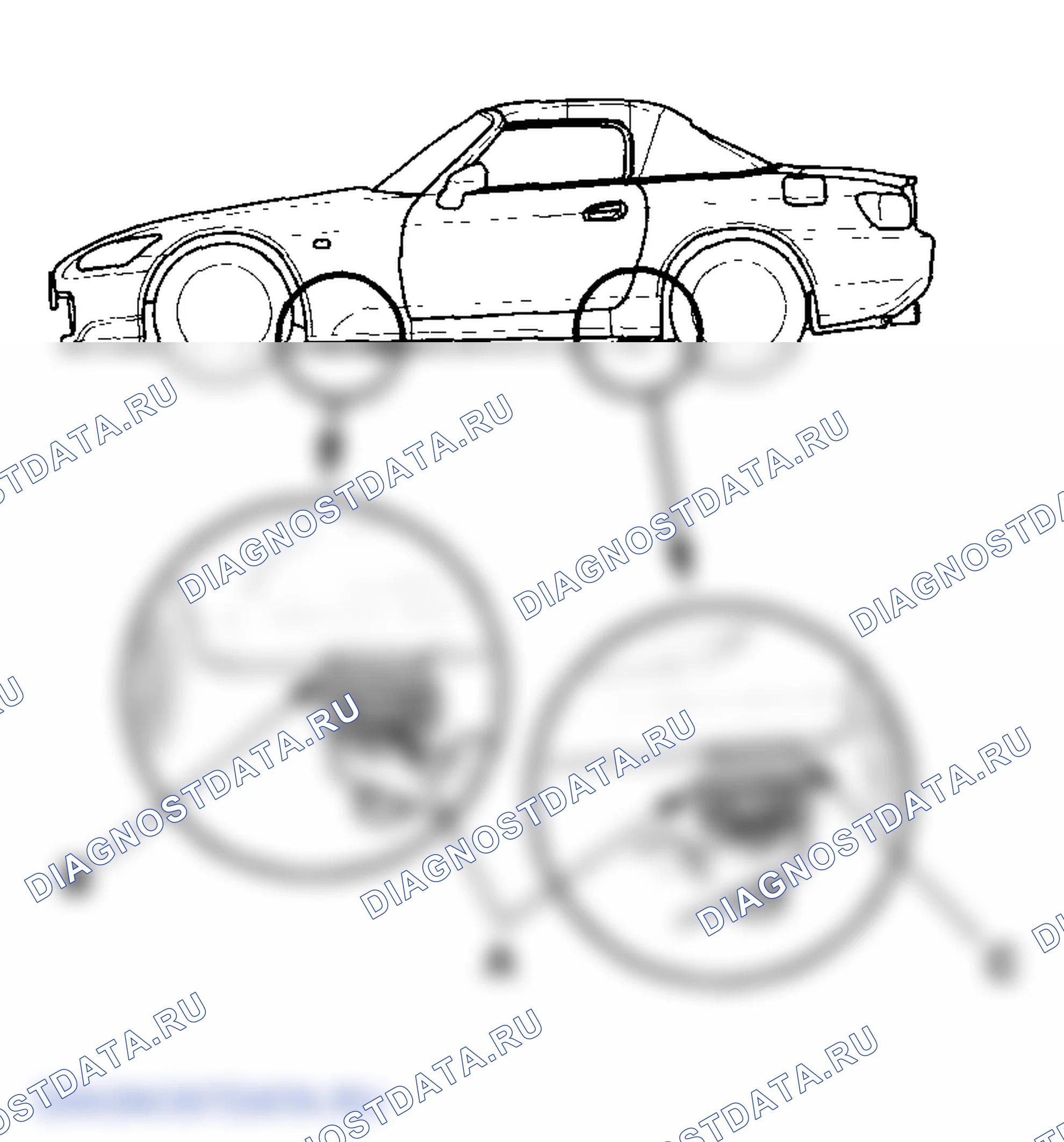 Рис. 59: Рамный подъемник. Honda S2000 AP1