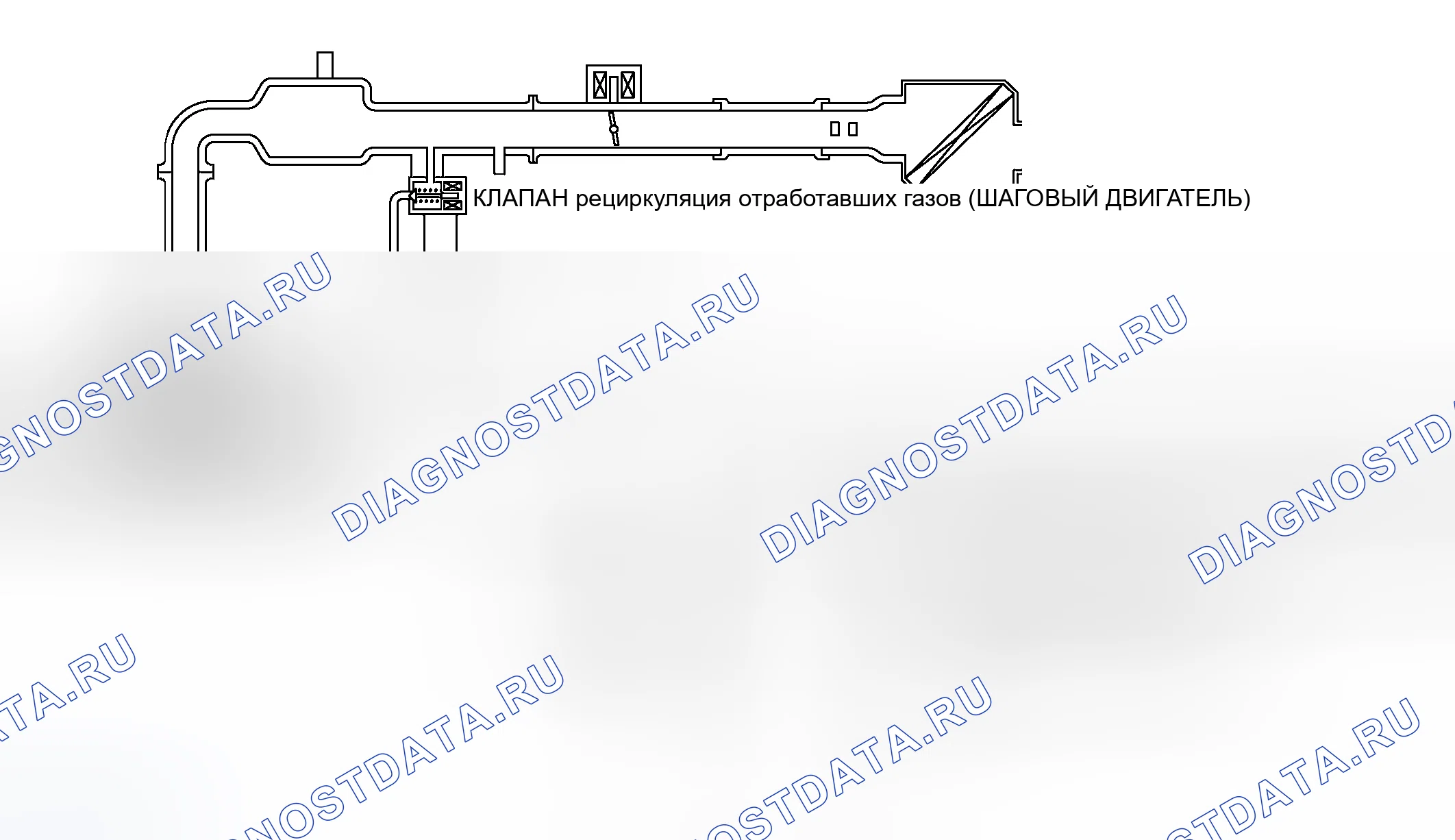 Рис. 10: СХЕМА СИСТЕМЫ. Mitsubishi Endeavor I
