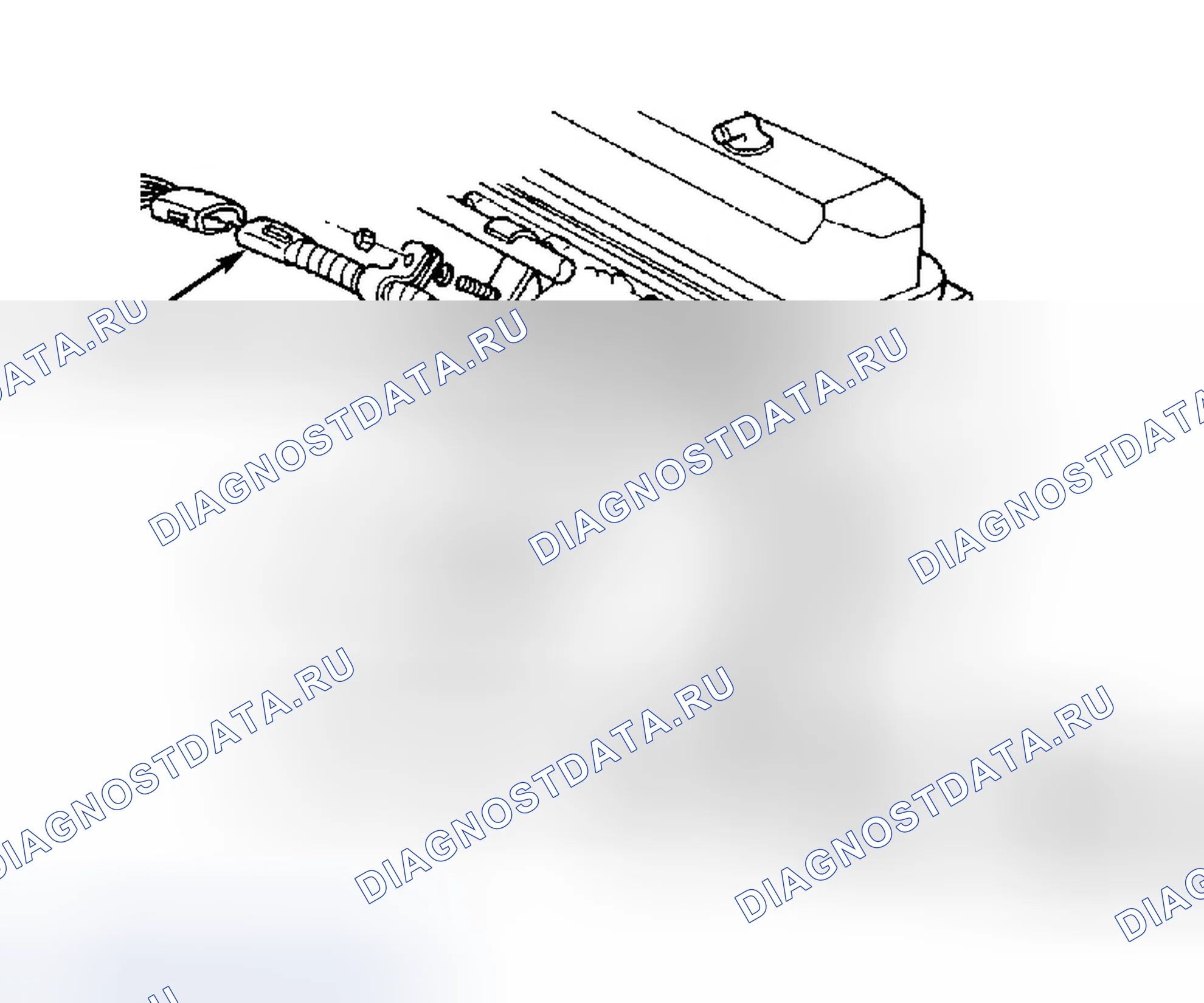 Рис. 43: расшифровка кода ошибки P0320: NO CRANK REFERENCE сигнал AT блок управления силовым агрегатом (PCM) (блок управления силовым агрегатом). Dodge Dakota II