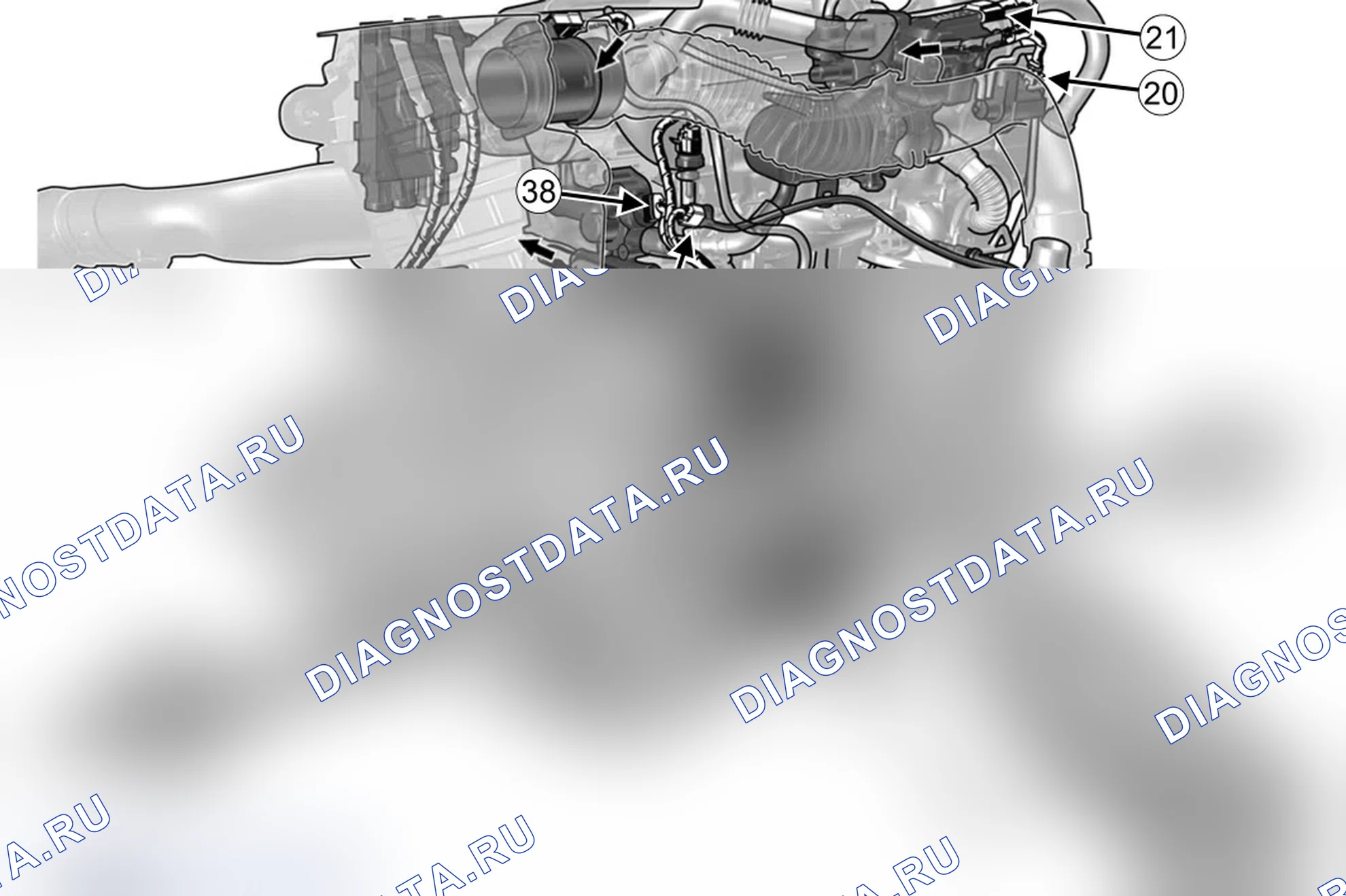 Как снять и установить жгут проводов двигателя — двигатель F9Q (1.9 dCi дизель). Renault Scenic III