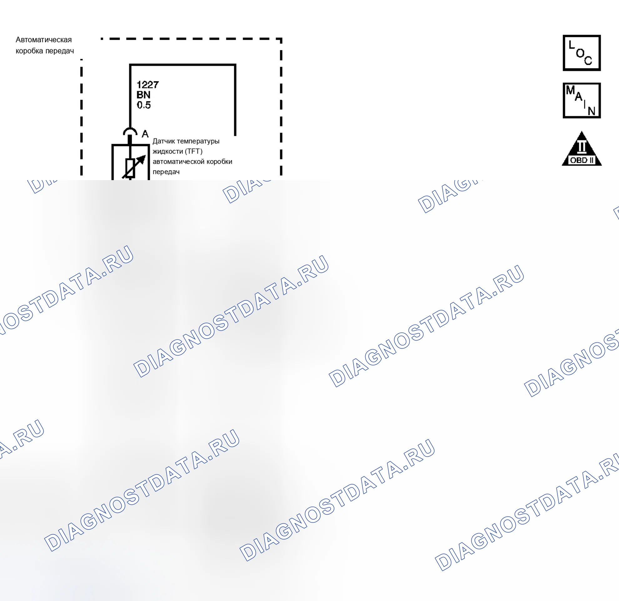 Рис. 30: расшифровка кода ошибки P0711 (3,6 л). Buick Rendezvous I