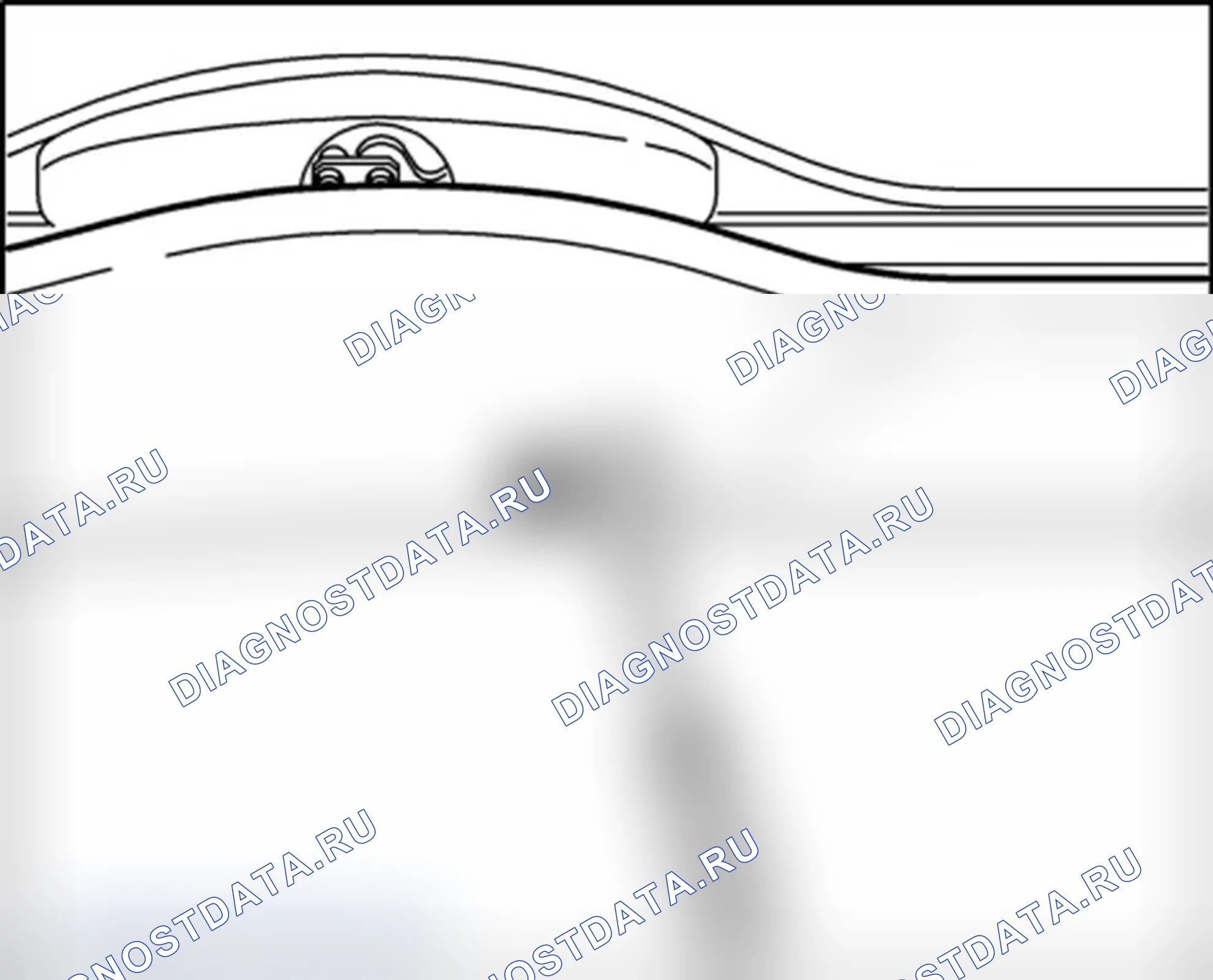 Рис. 97: Информация: Аварийная операция освобождения заднего окна. Porsche Cayenne Turbo I