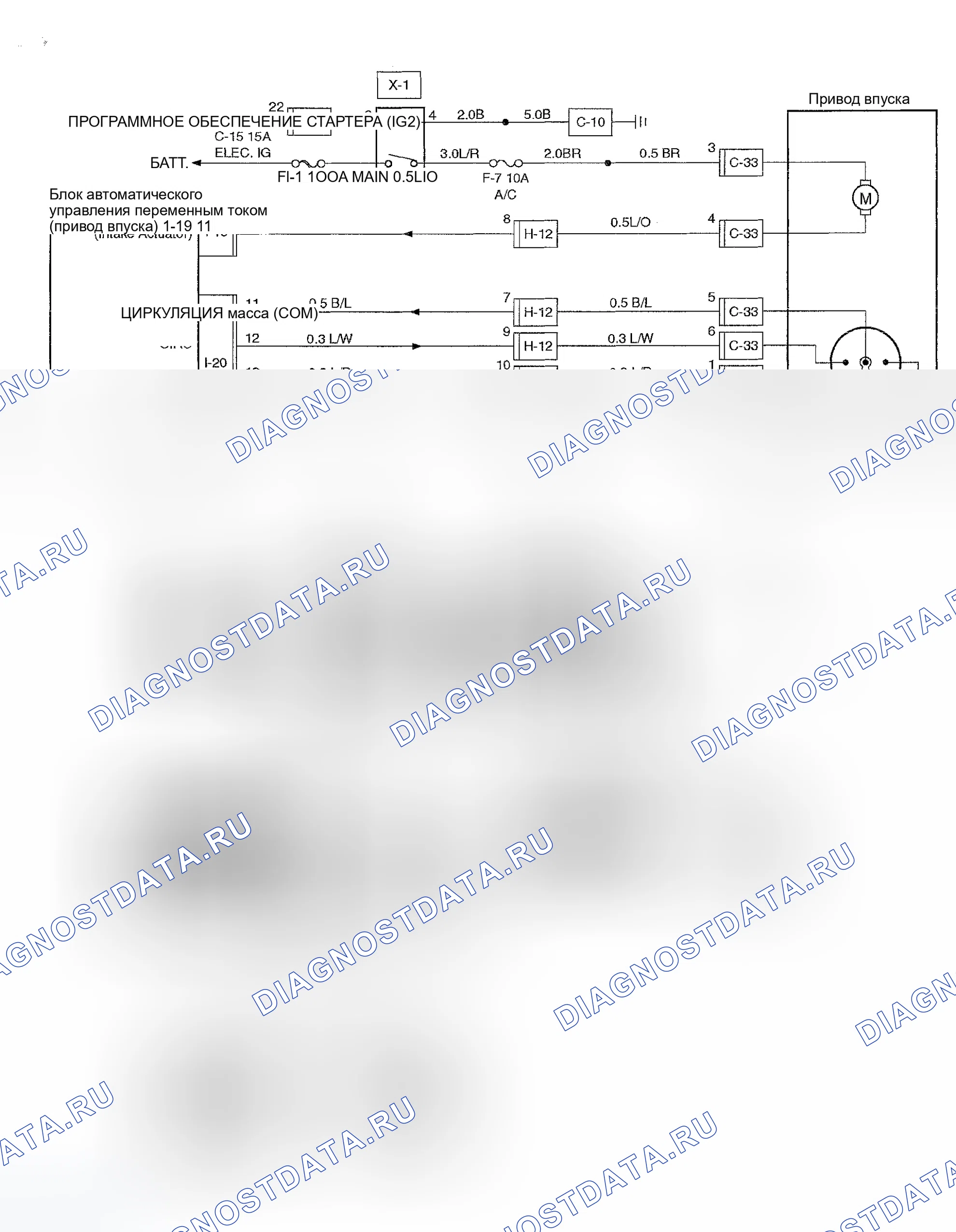 Рис. 34: ОСМОТР СИСТЕМЫ ПРИВОДА ВПУСКА. Isuzu Axiom I