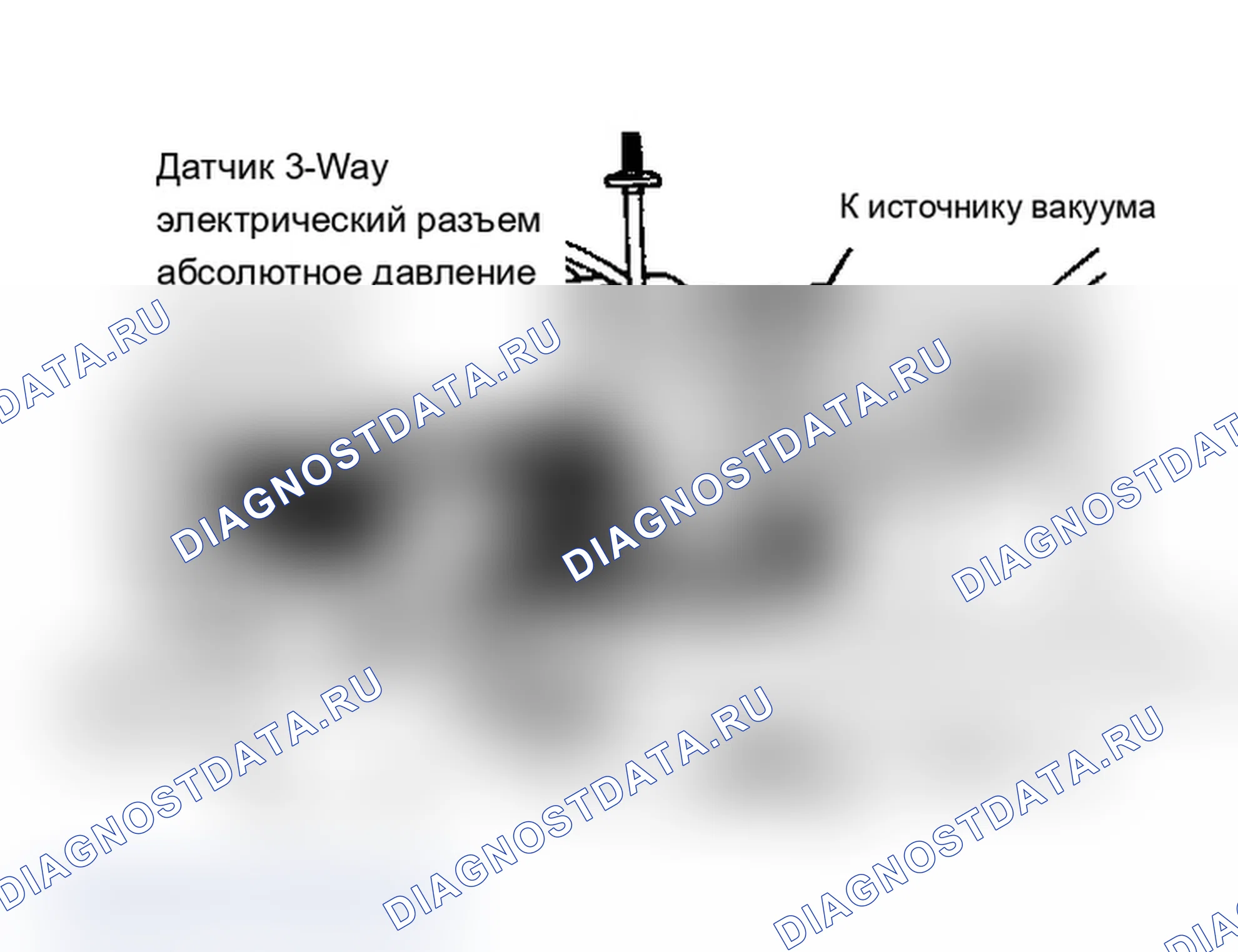 Рис. 18: АБСОЛЮТНОЕ ДАВЛЕНИЕ во впускном коллекторе (КАРТА). Dodge Dakota Shelby 