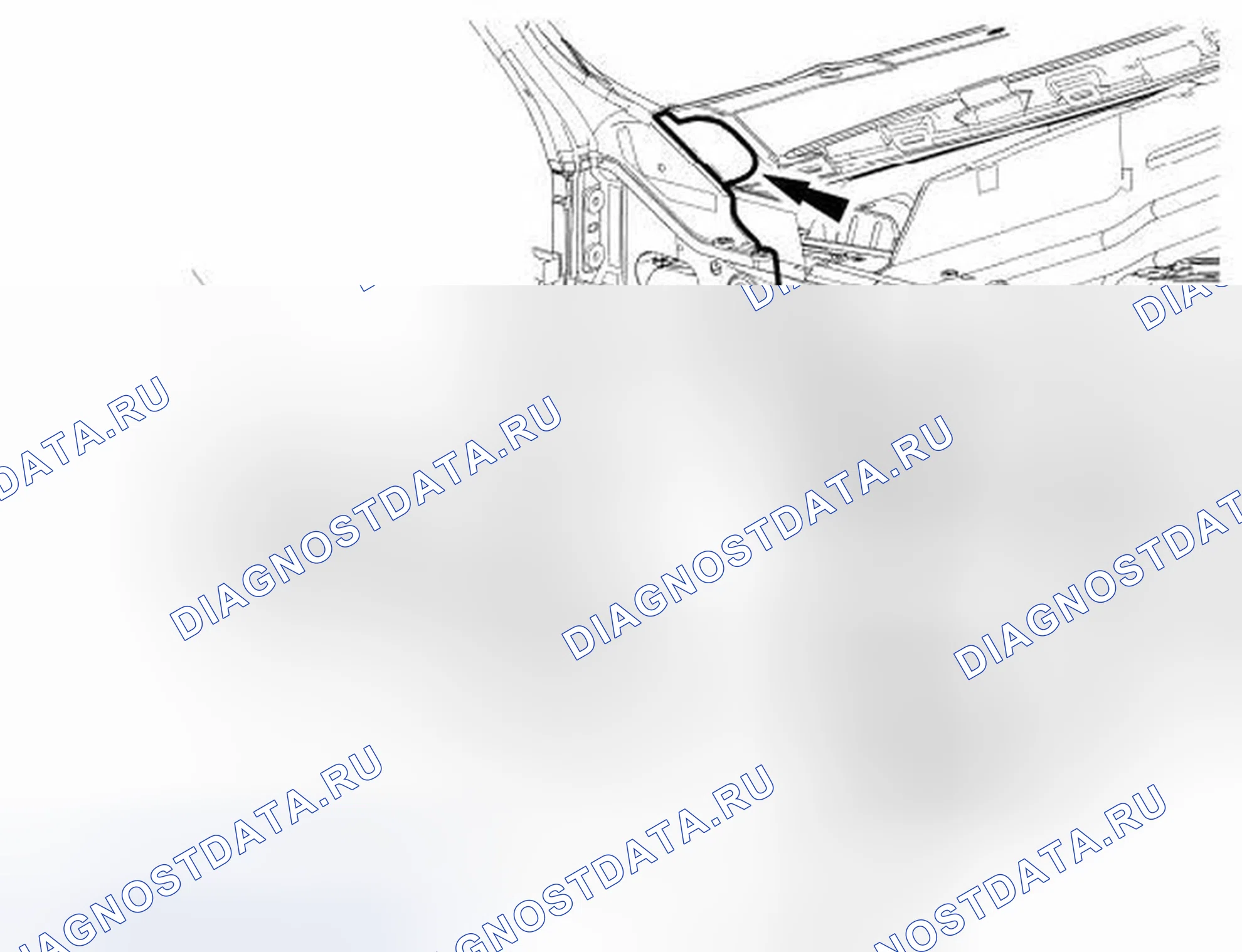 Рис. 47: стойка A. Ford Mustang V рестайлинг 2