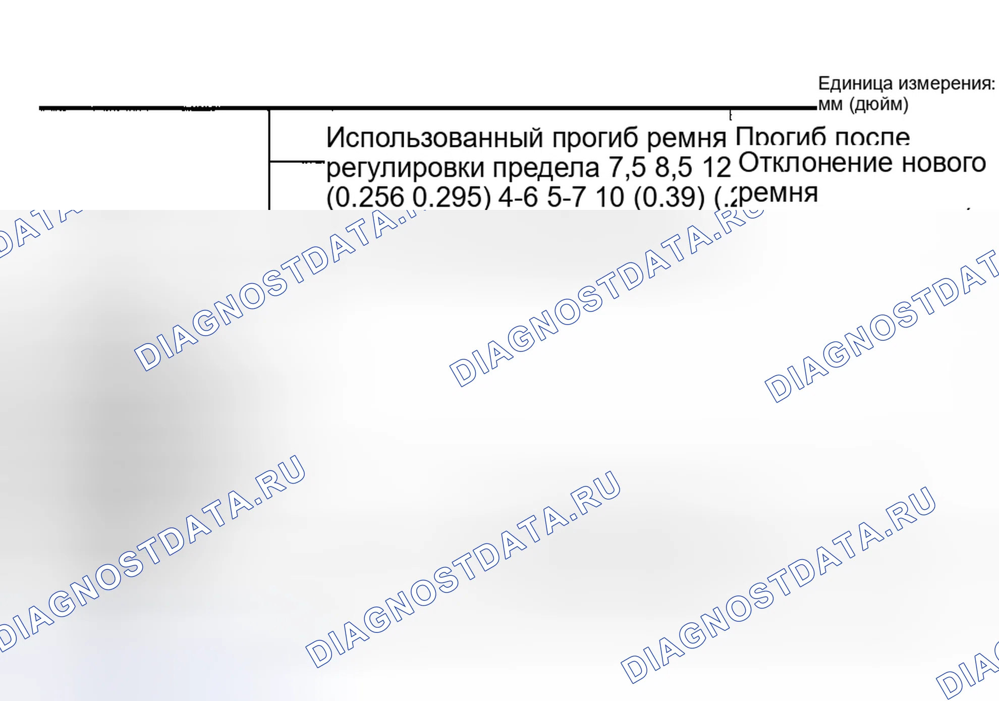 Рис. 9: СПЕЦИФИКАЦИИ РЕГУЛИРОВКИ ПРИВОДНОГО РЕМНЯ (ЗАПРОС). Honda Legend I