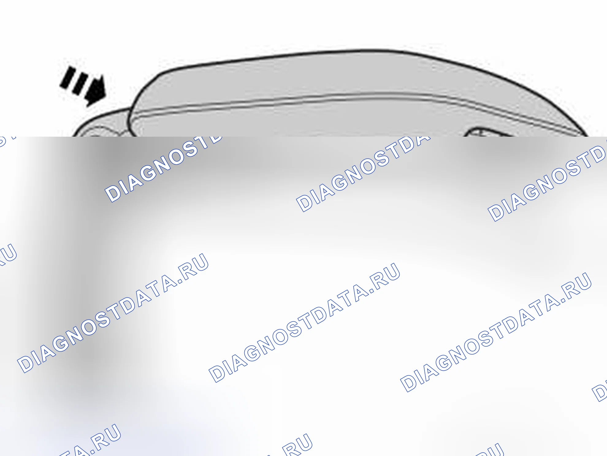 Рис. 1205: ПОДЛОКОТНИК. Volvo S80 II