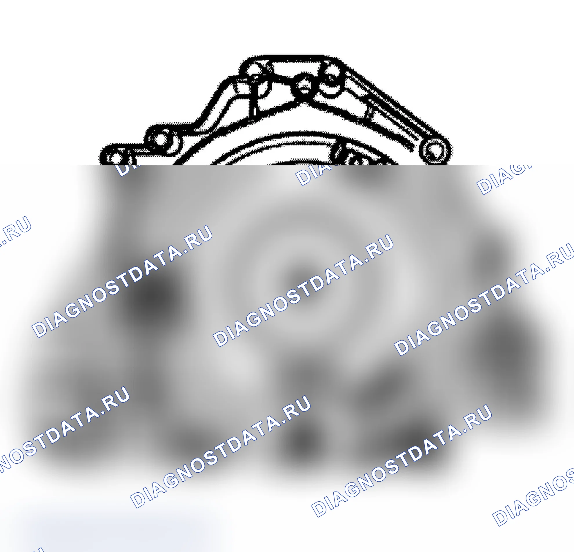 Рис. 207: ГИДРОТРАНСФОРМАТОР, ИДЕНТИФИКАЦИЯ. Audi A4 B6