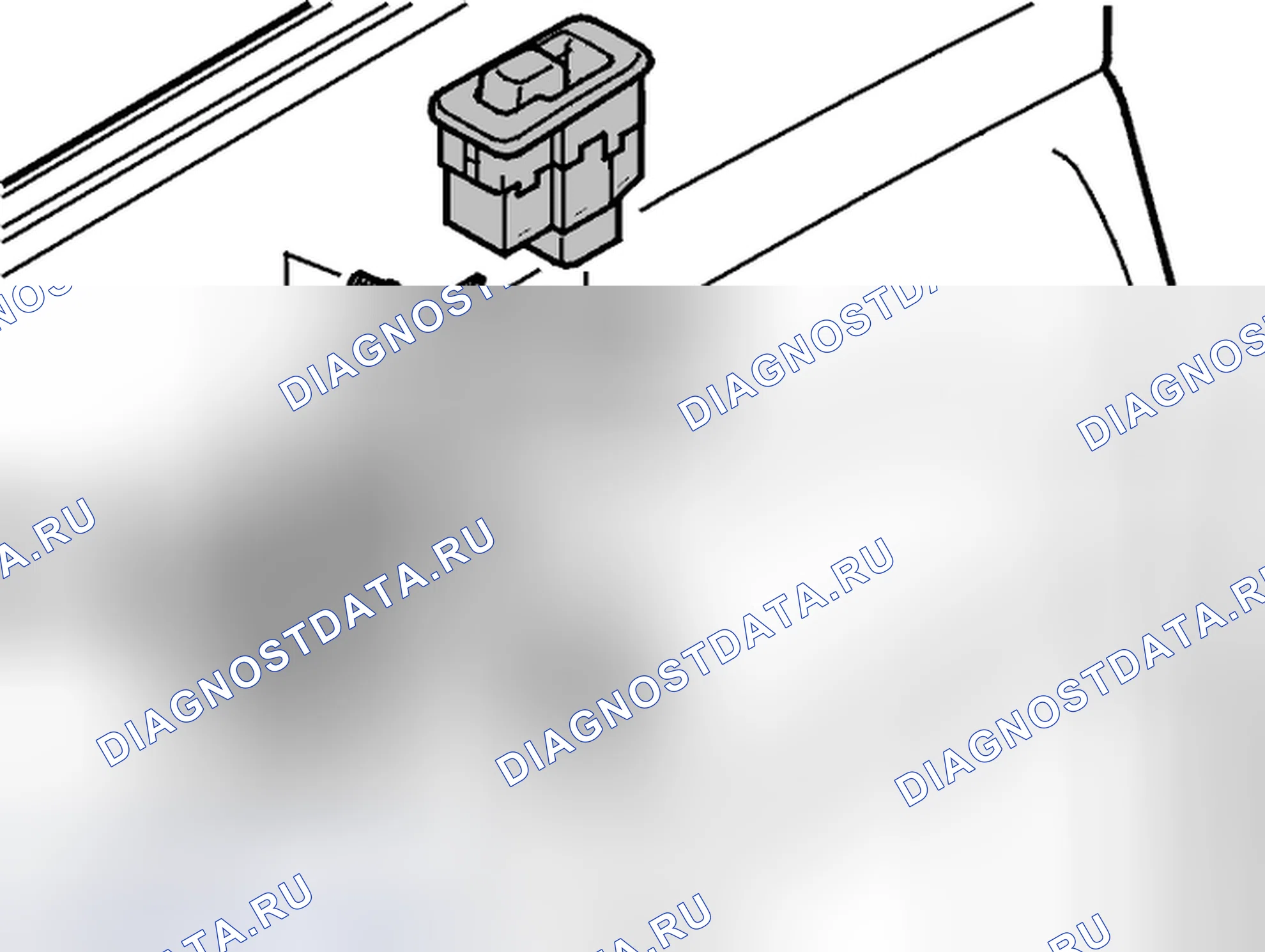 Рис. 61: Переключатель. Volvo S80 I
