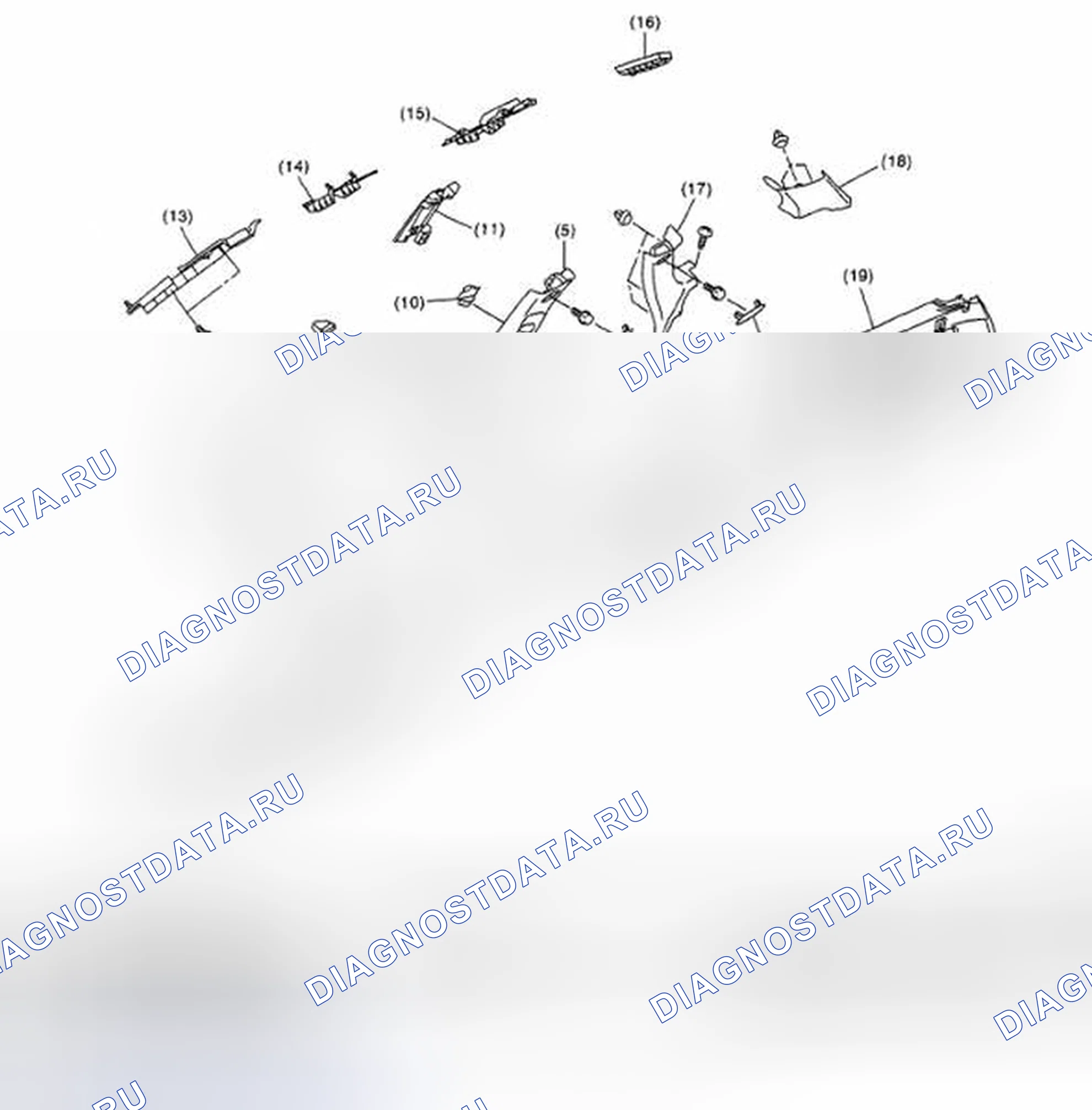 Рис. 37: ВНУТРЕННЯЯ ОТДЕЛКА (МОДЕЛЬ ВАГОНА). Subaru Legacy BL/BP рестайлинг