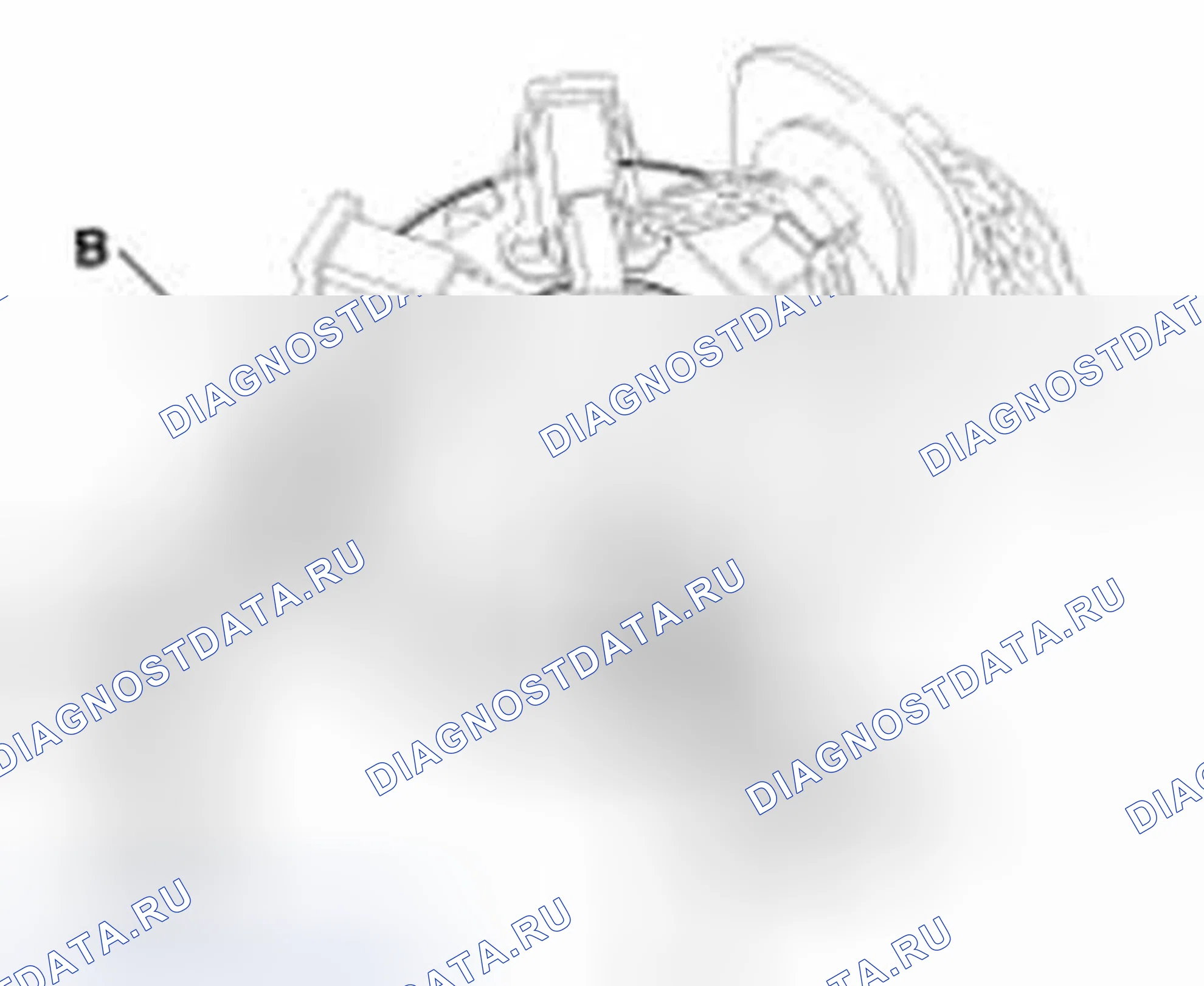 Рис. 39: Испытание щеткодержателя стартера. Hyundai Elantra V