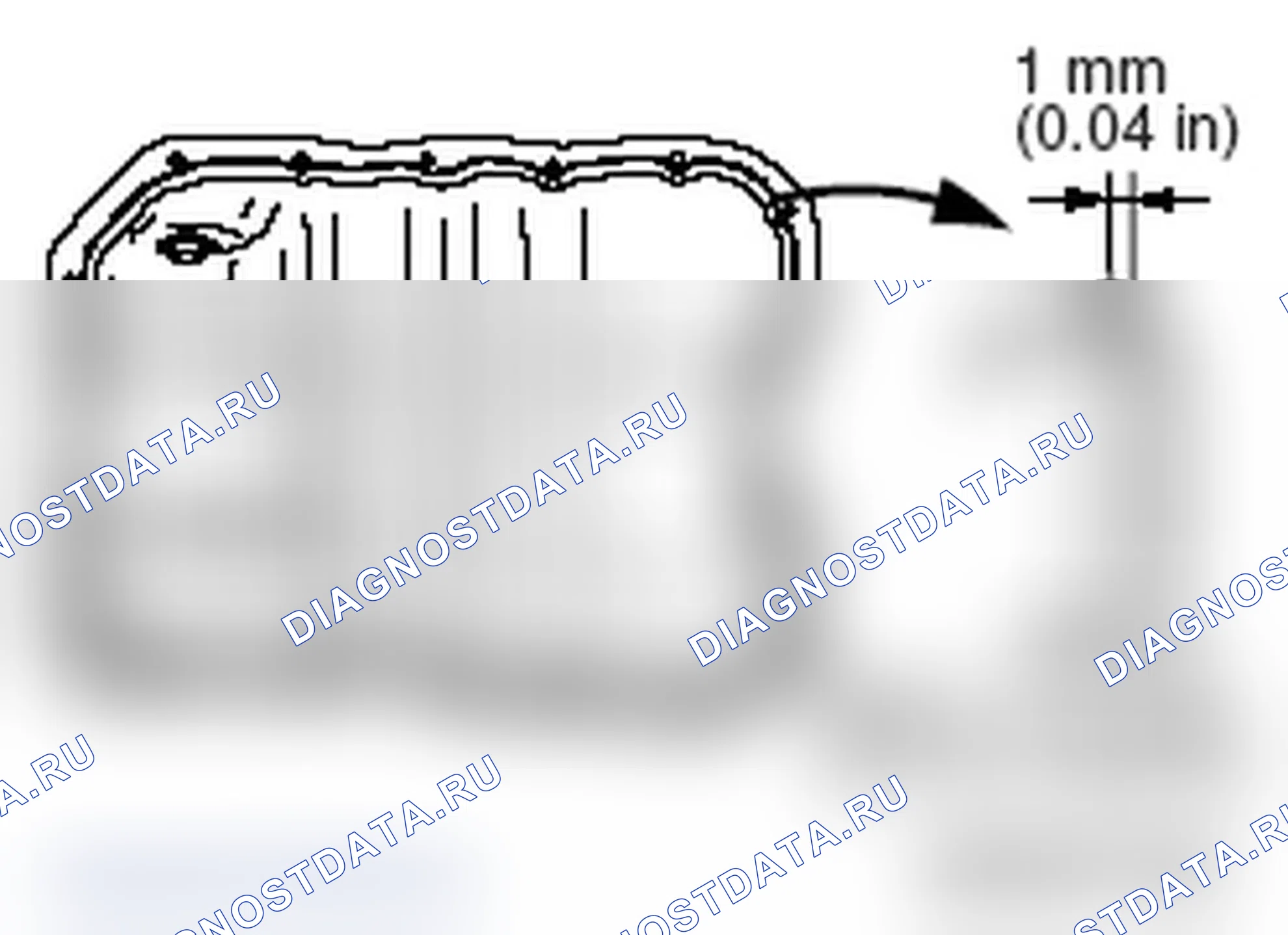 Рис. 39: >> C <<УСТАНОВКА МАСЛЯНОГО ПОДДОНА. Mitsubishi Lancer Ralliart X рестайлинг