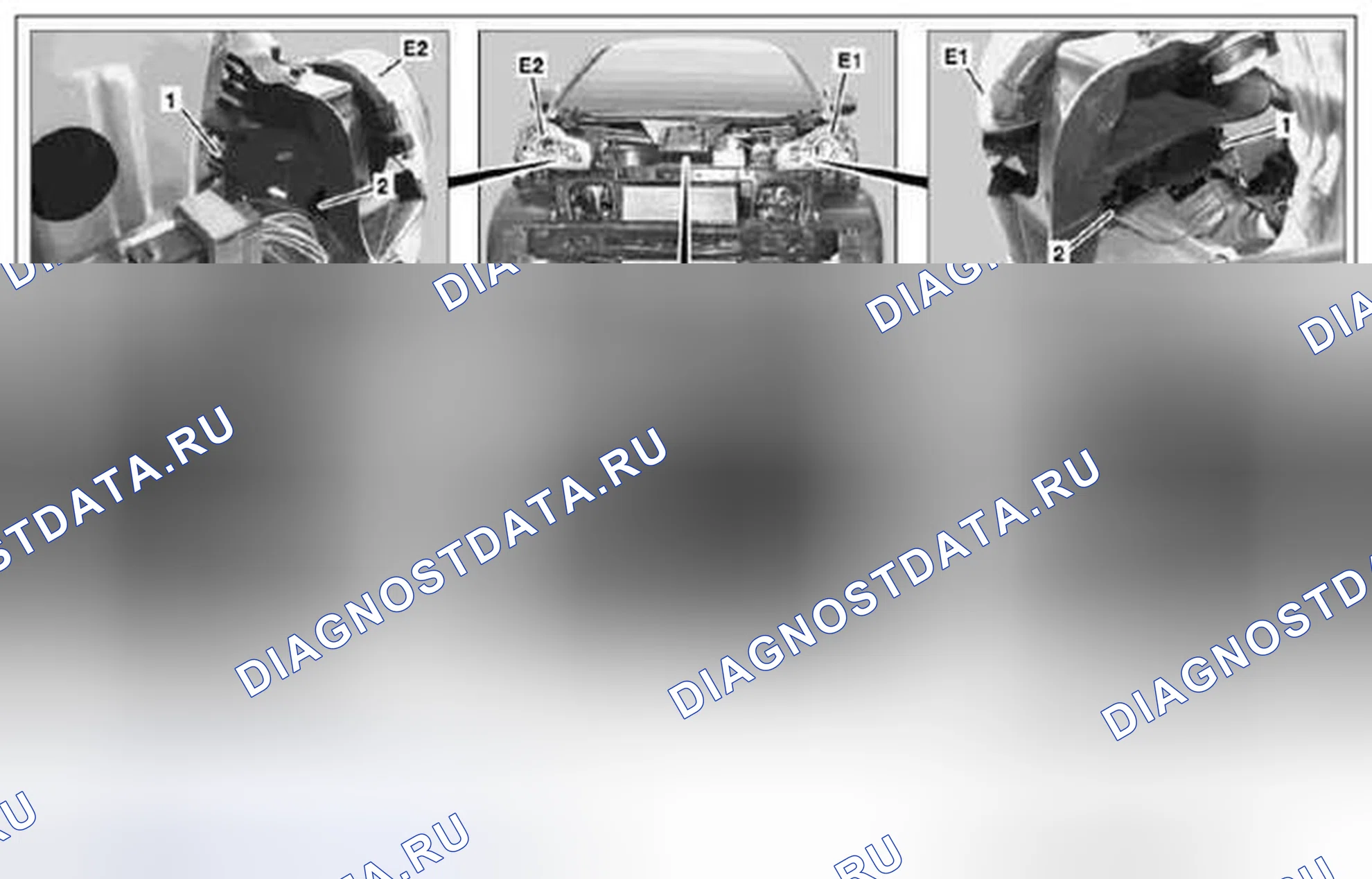 Рис. 67: Демонтаж / монтаж переднего модуля - AR62.30-P-xtegx1 1575MCU. Kia Soul I