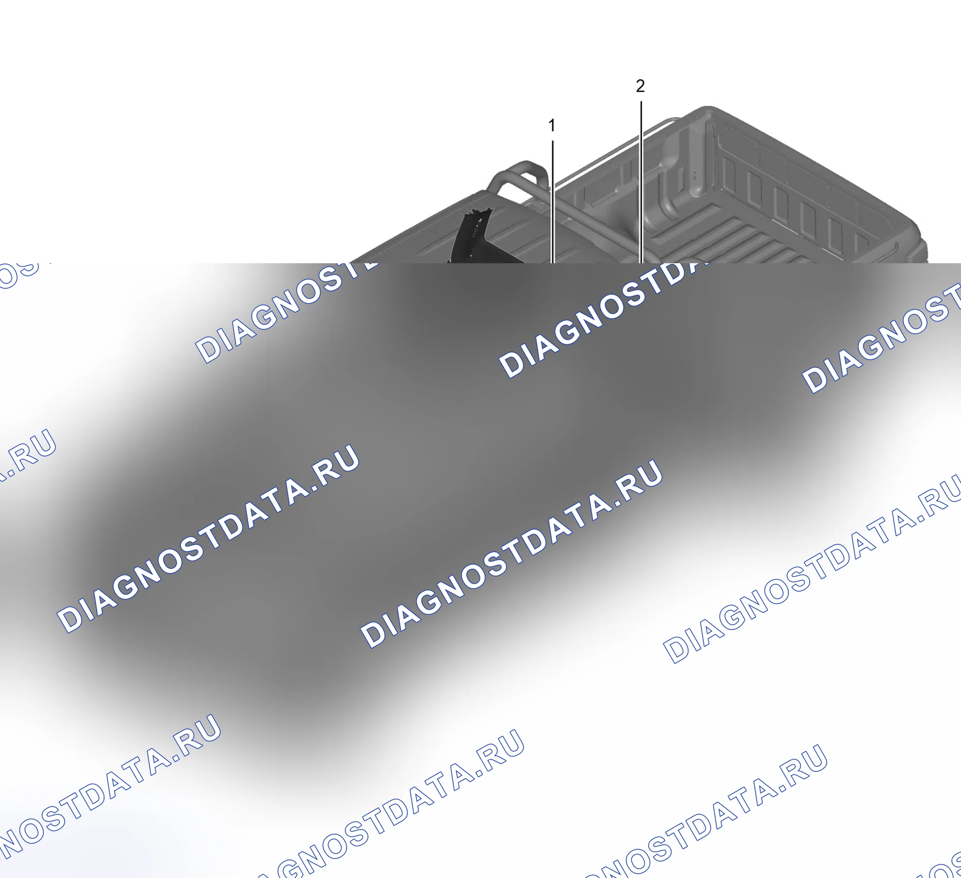 Схема расположения защитной плиты колонны C — Great Wall Wingle-7. Great-Wall Wingle 7 I