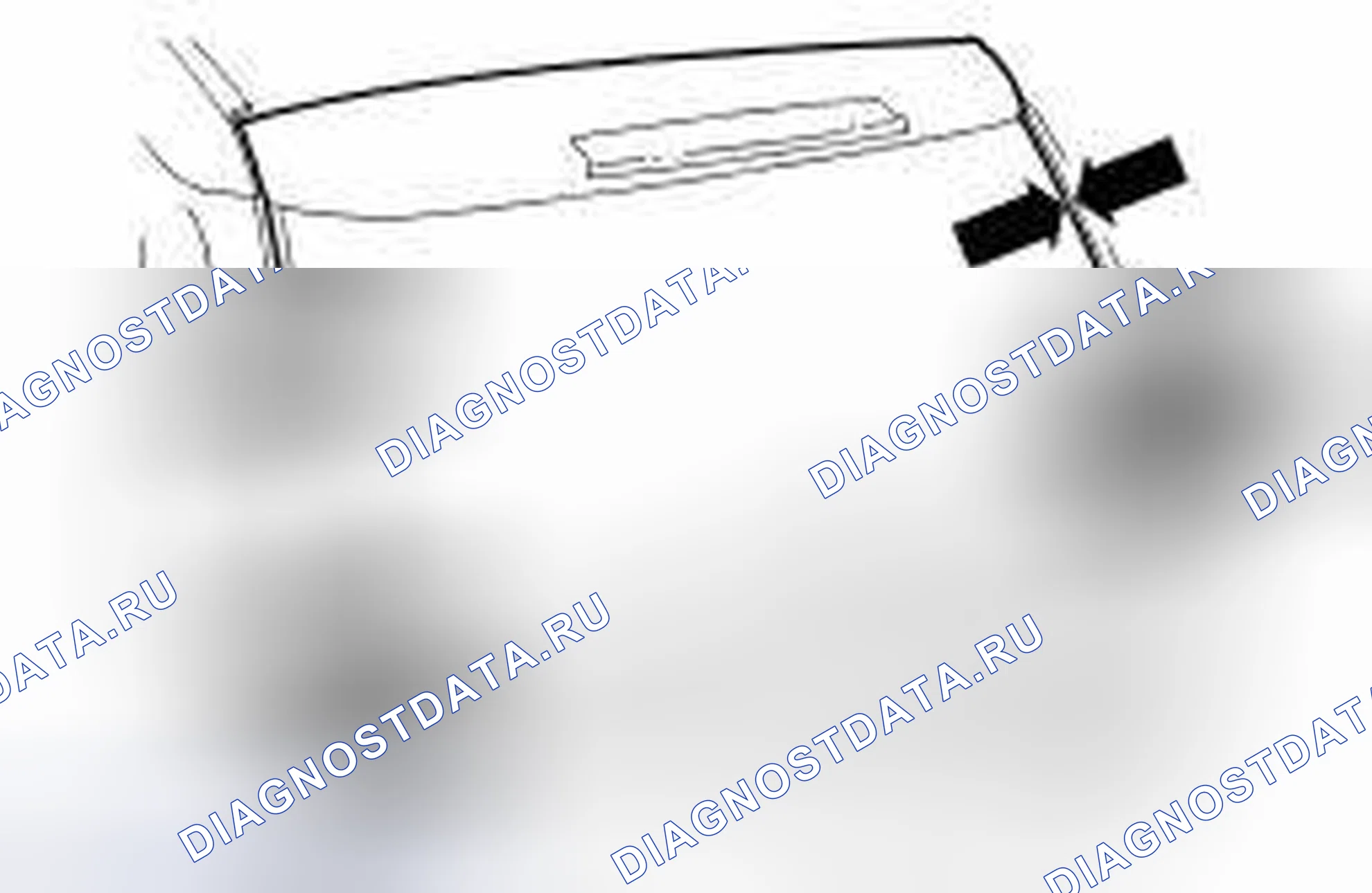 Рис. 20: РЕГУЛИРОВКА ЗАЩЕЛКИ ОКНА дверь багажника. Land Rover Range Rover Sport I рестайлинг