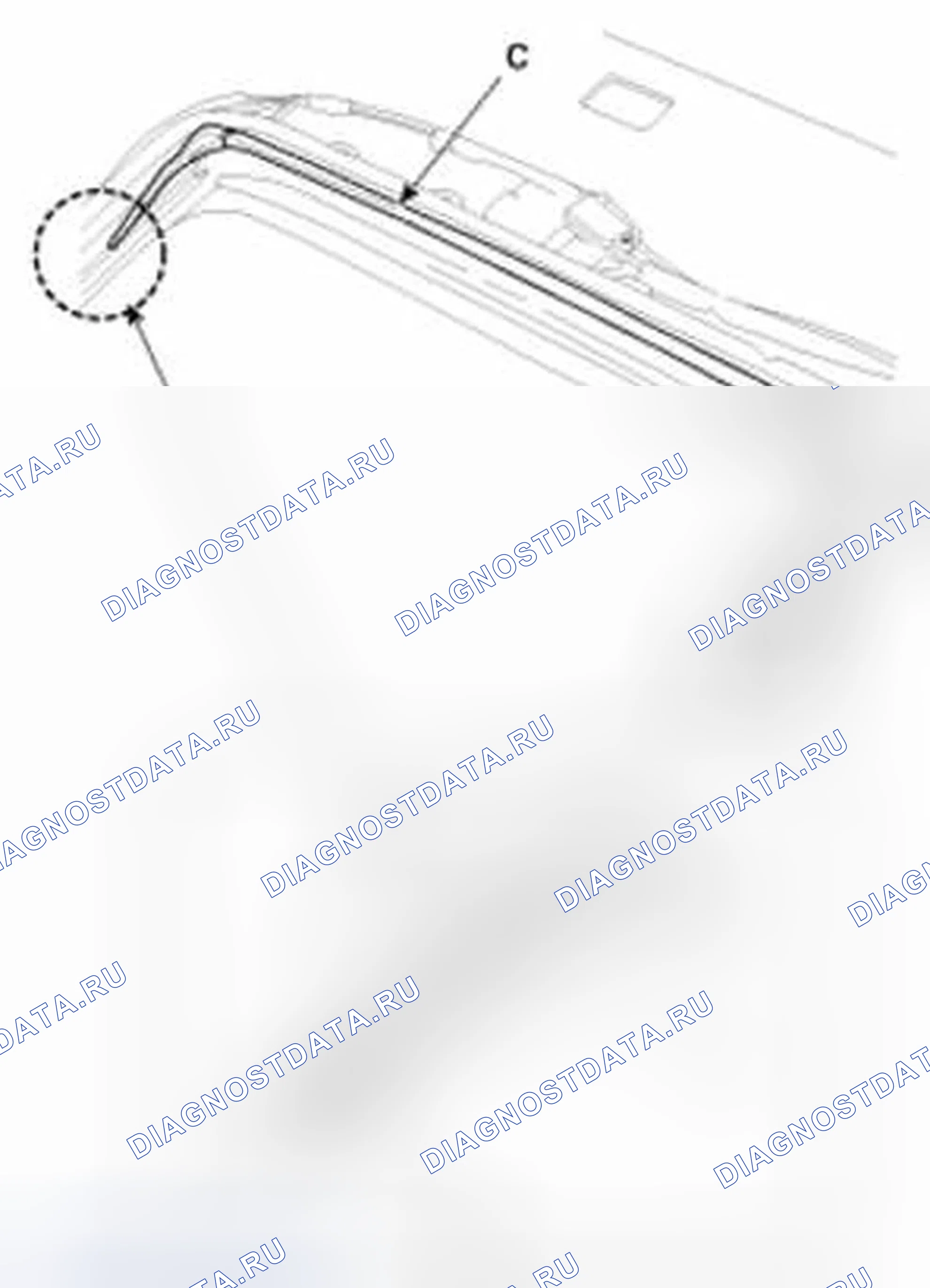 Рис. 211: Замена дефлектора. Hyundai Sonata VI