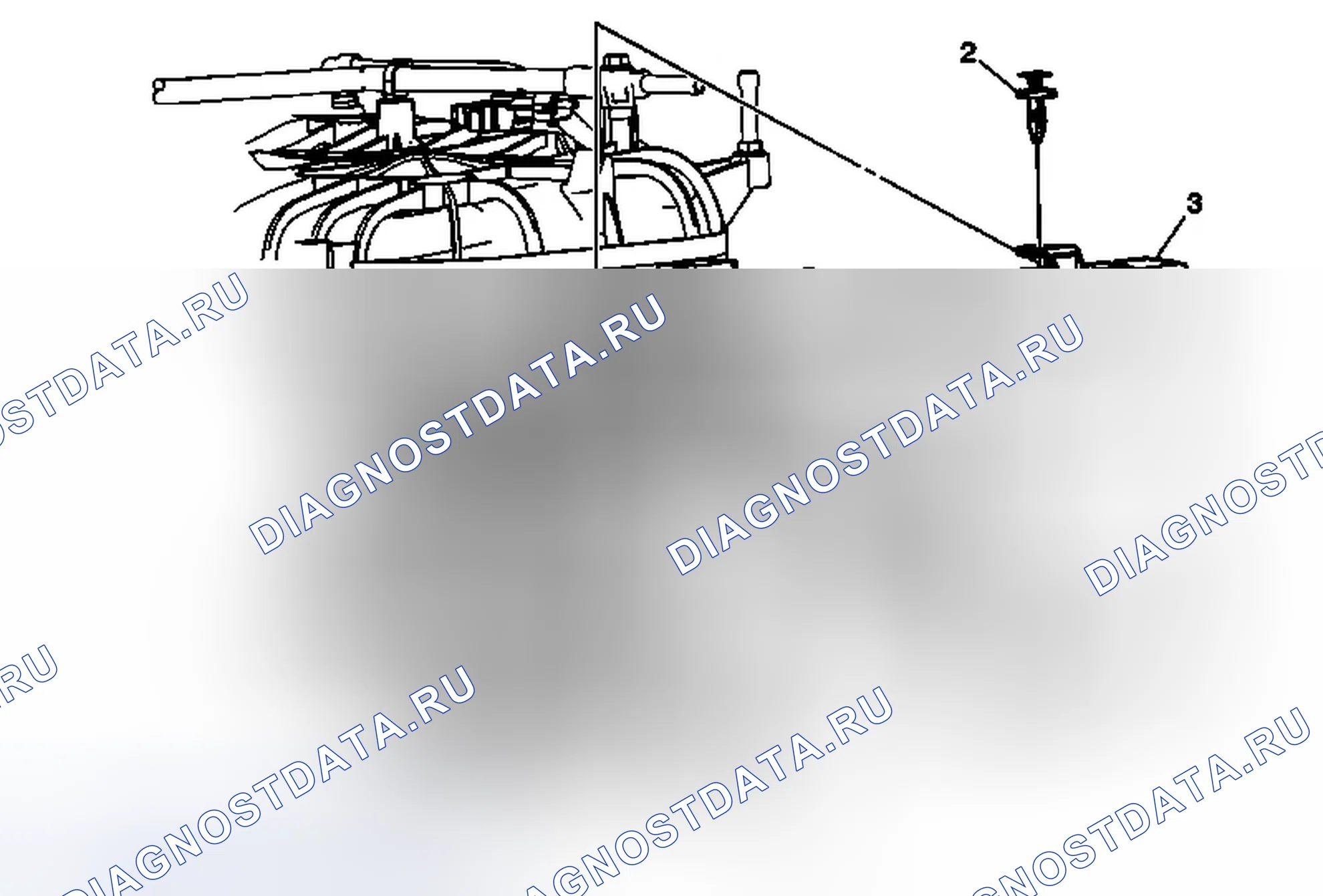 Рис. 35: Замена экрана топливопровода (LF1 или Lfw). Chevrolet Captiva I рестайлинг