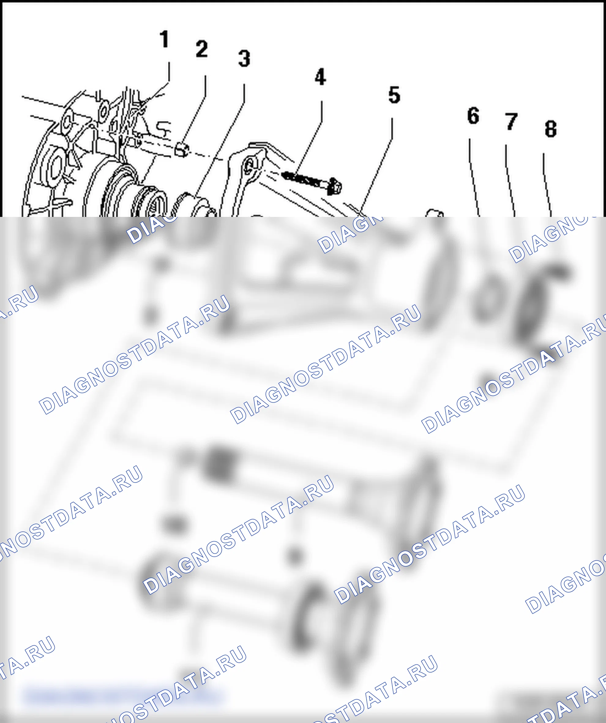 Дифференциал (6-ступенчатая механическая коробка передач 02N). SEAT Alhambra I