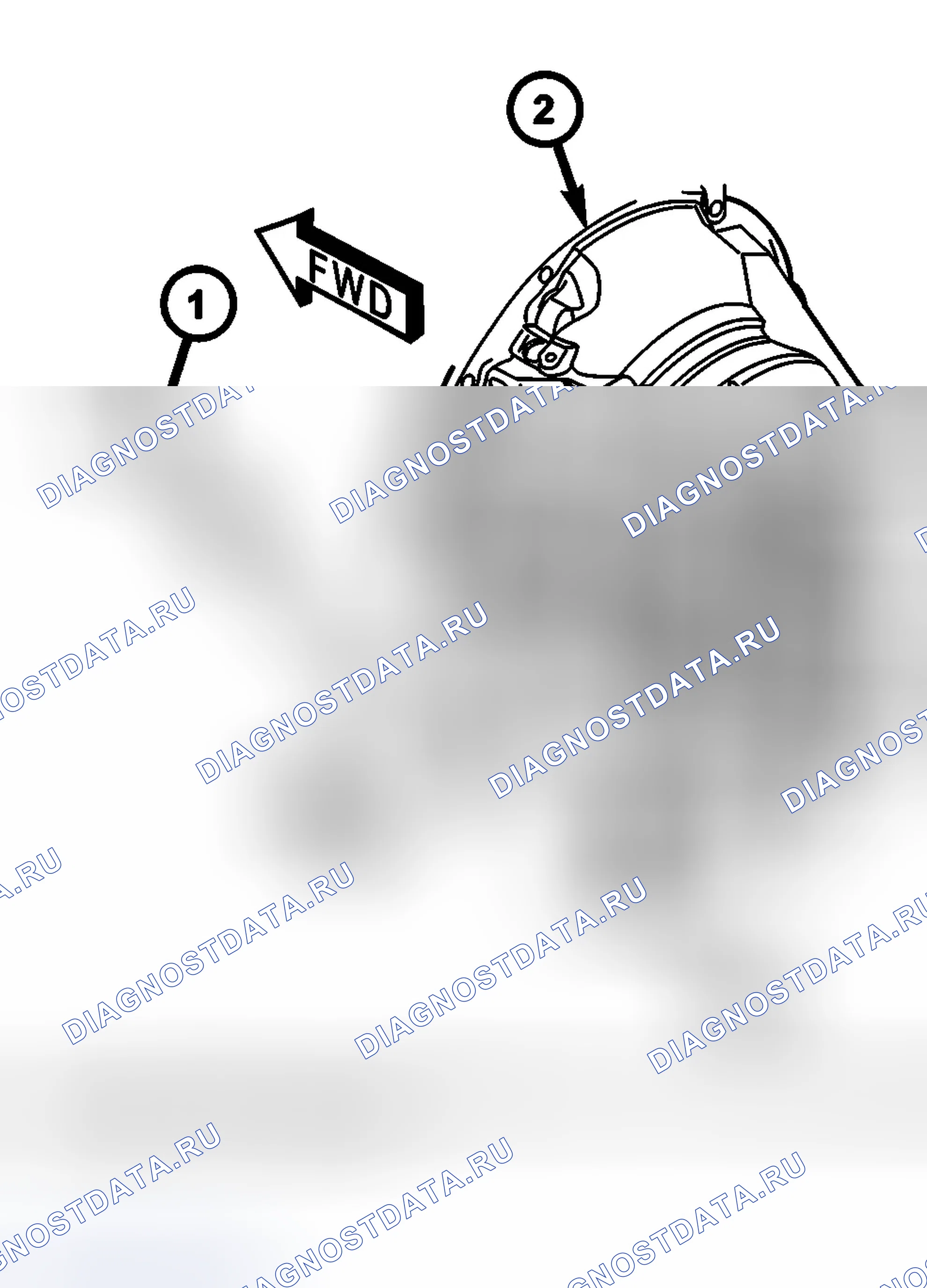 Рис. 555: ДЕМОНТАЖ. Dodge Pickup R1500 