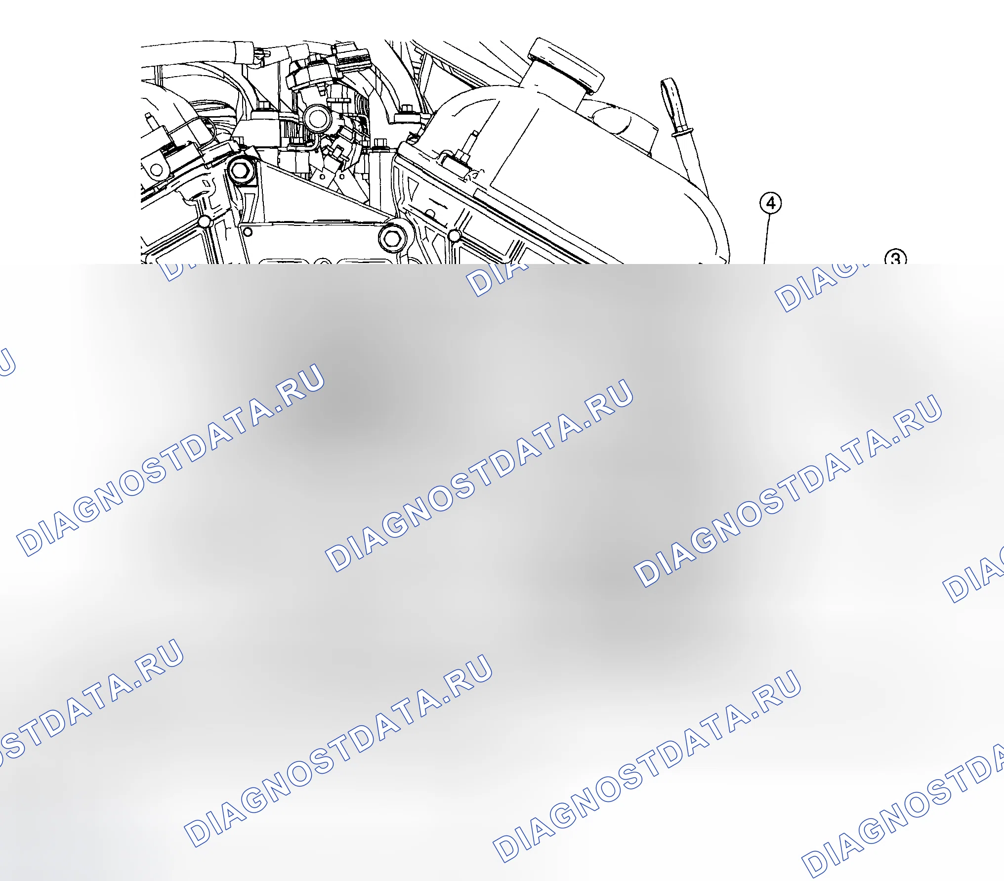 Рис. 7: ДАТЧИК ПОЛОЖЕНИЯ РАСПРЕДЕЛИТЕЛЬНОГО ВАЛА (ОГТ) - 3,0 л (4V). Mazda Tribute I рестайлинг